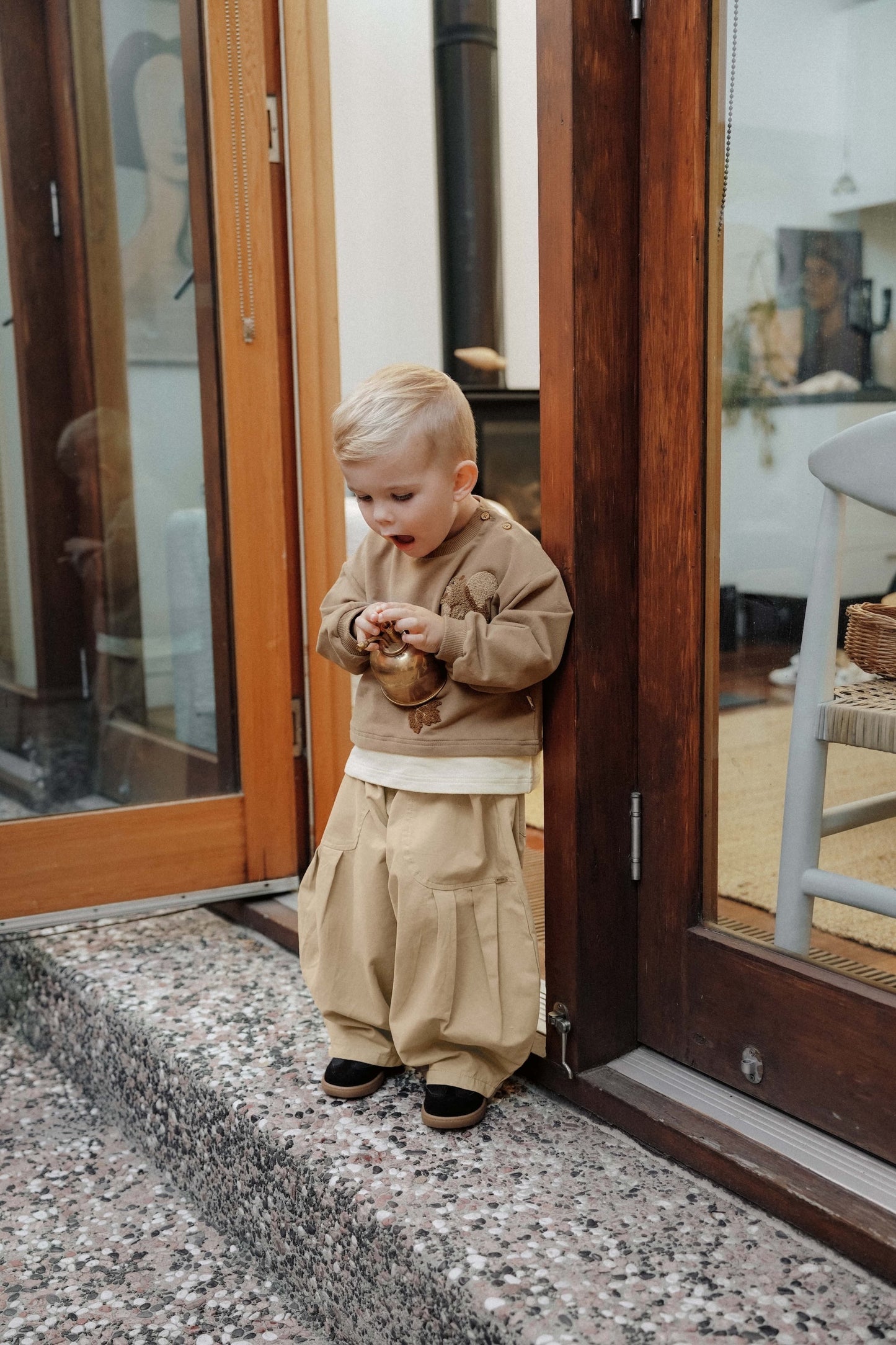 Kangoroo Carry Trousers - Hazelnut Latte