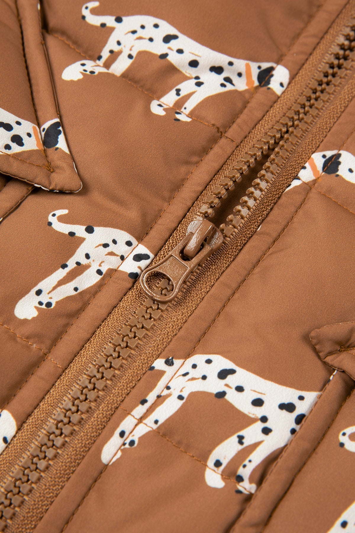 Latte Brown Down Jacket - Sunset Brown