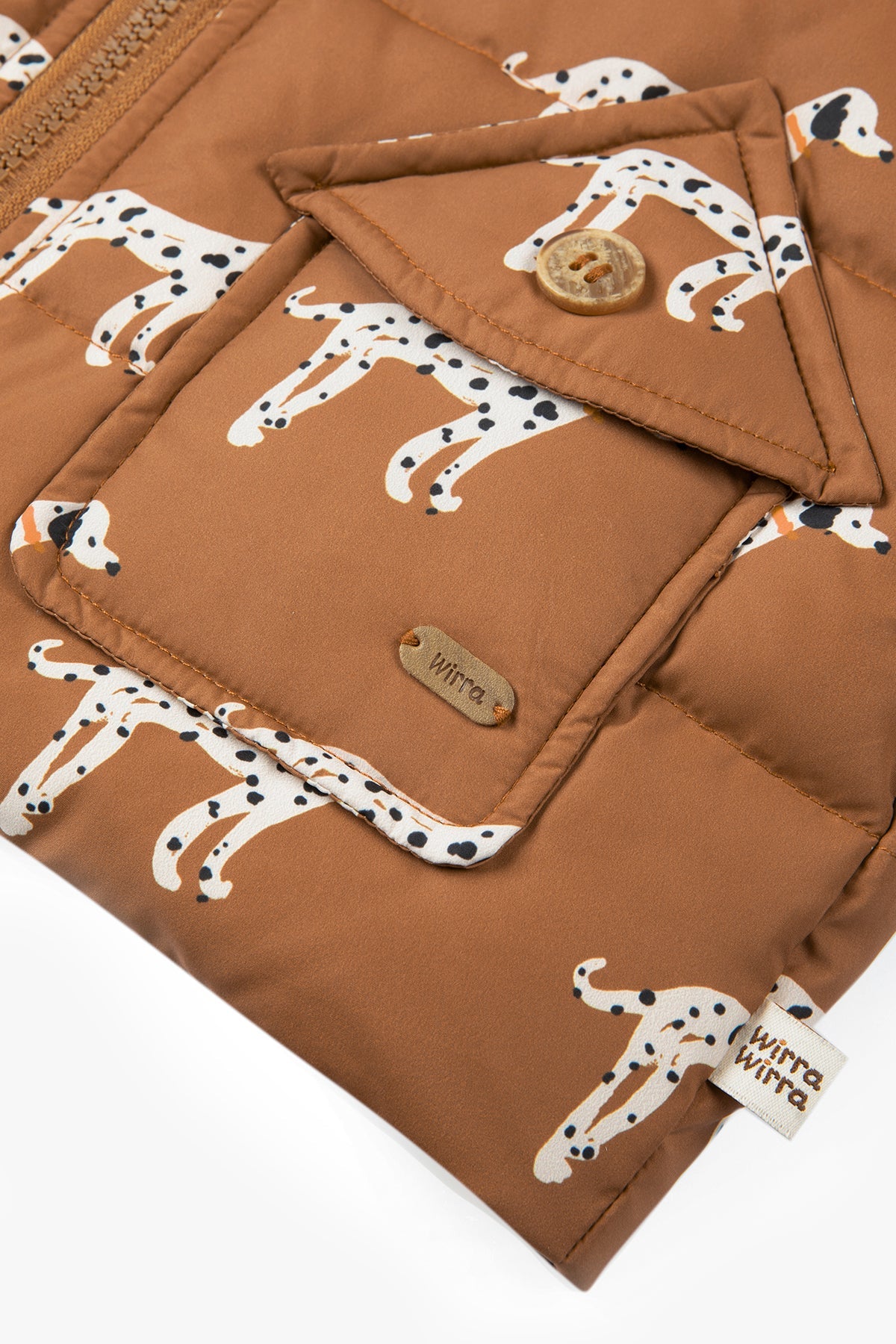 Latte Brown Down Jacket - Sunset Brown