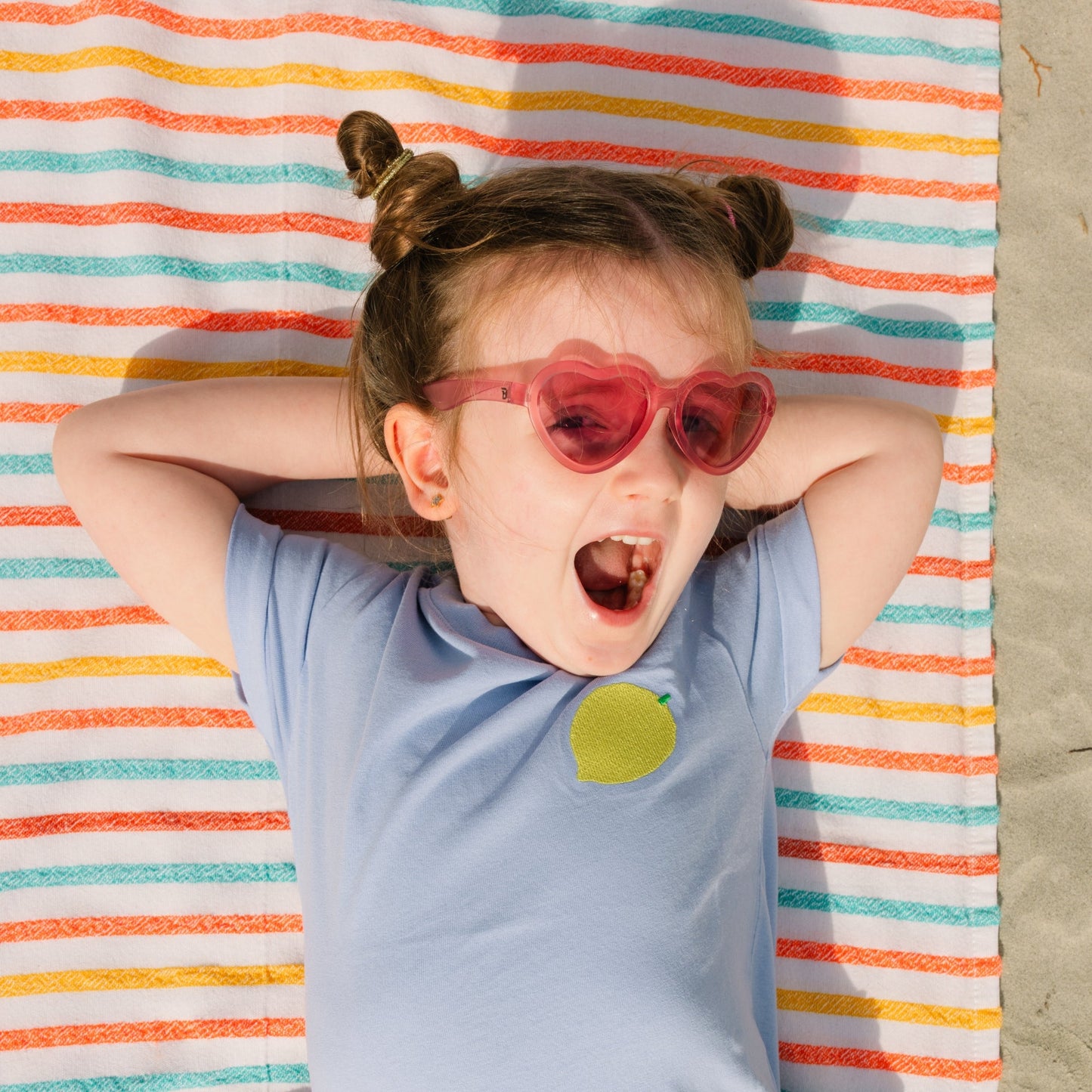 Non-Polarized Heart Sunglasses | "Fushia Haze"