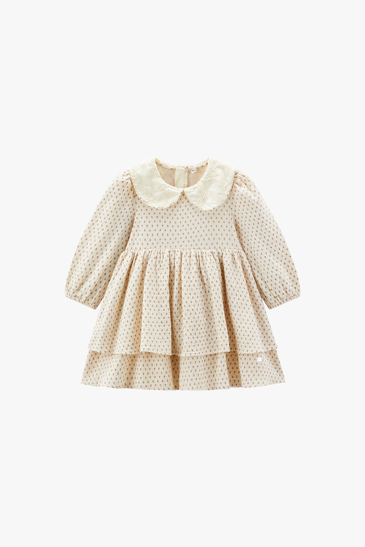 Layered Paisley Dress - Dusty Vanilla