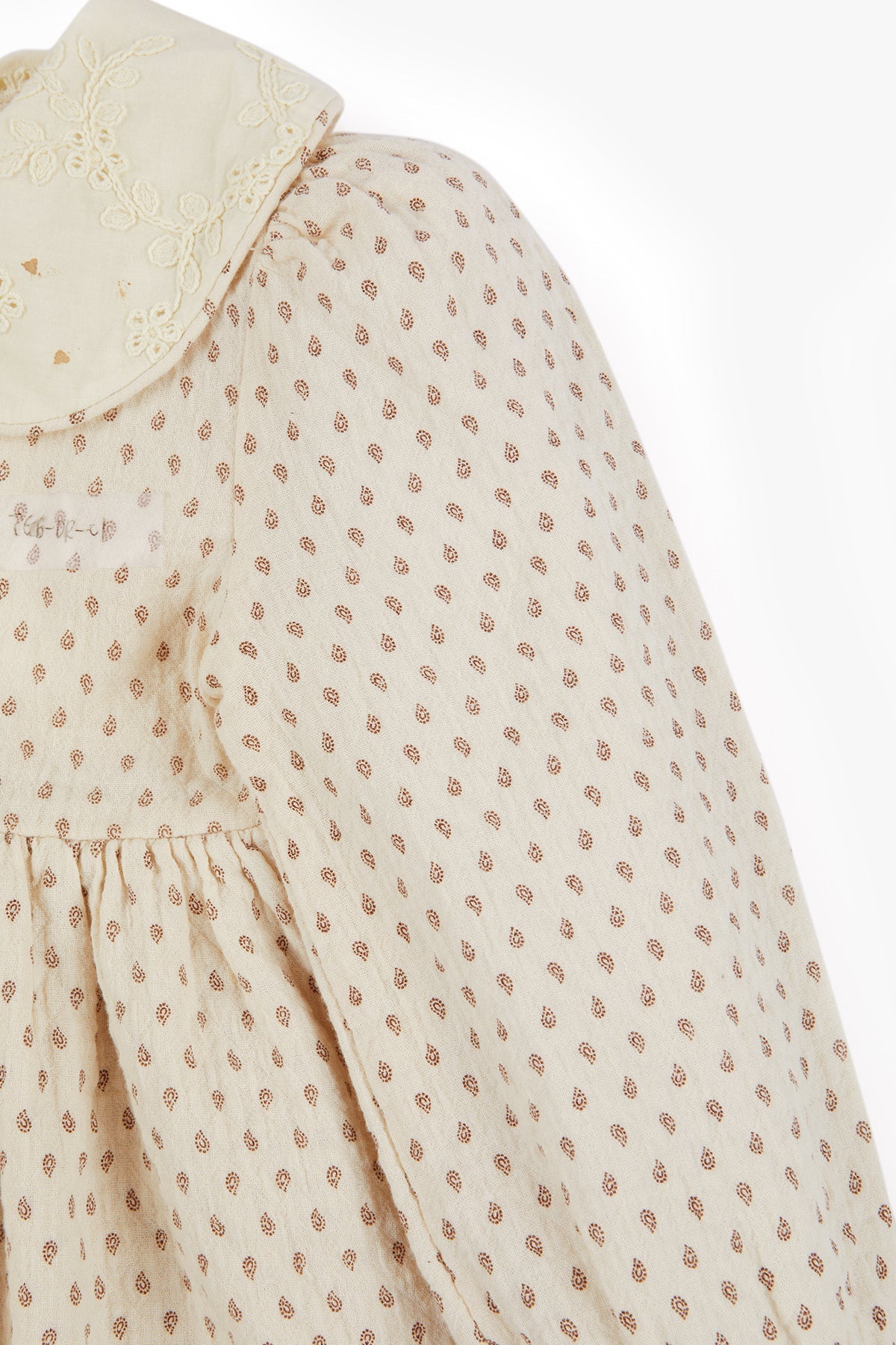Layered Paisley Dress - Dusty Vanilla