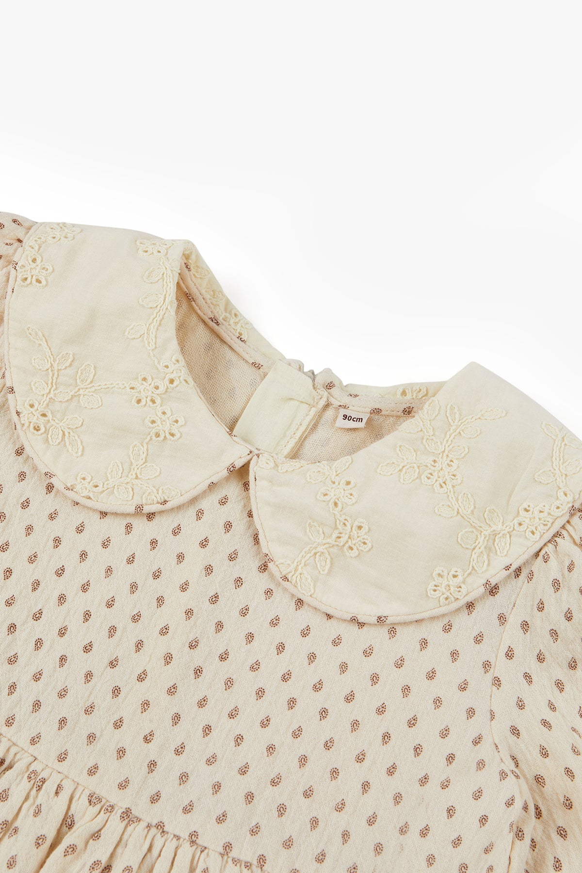 Layered Paisley Dress - Dusty Vanilla