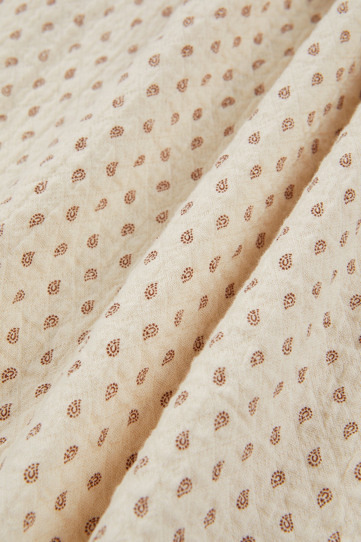 Layered Paisley Dress - Dusty Vanilla