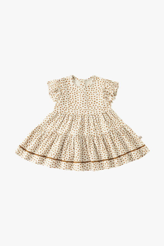 Leopard Print Linen Dress - Leopard Print
