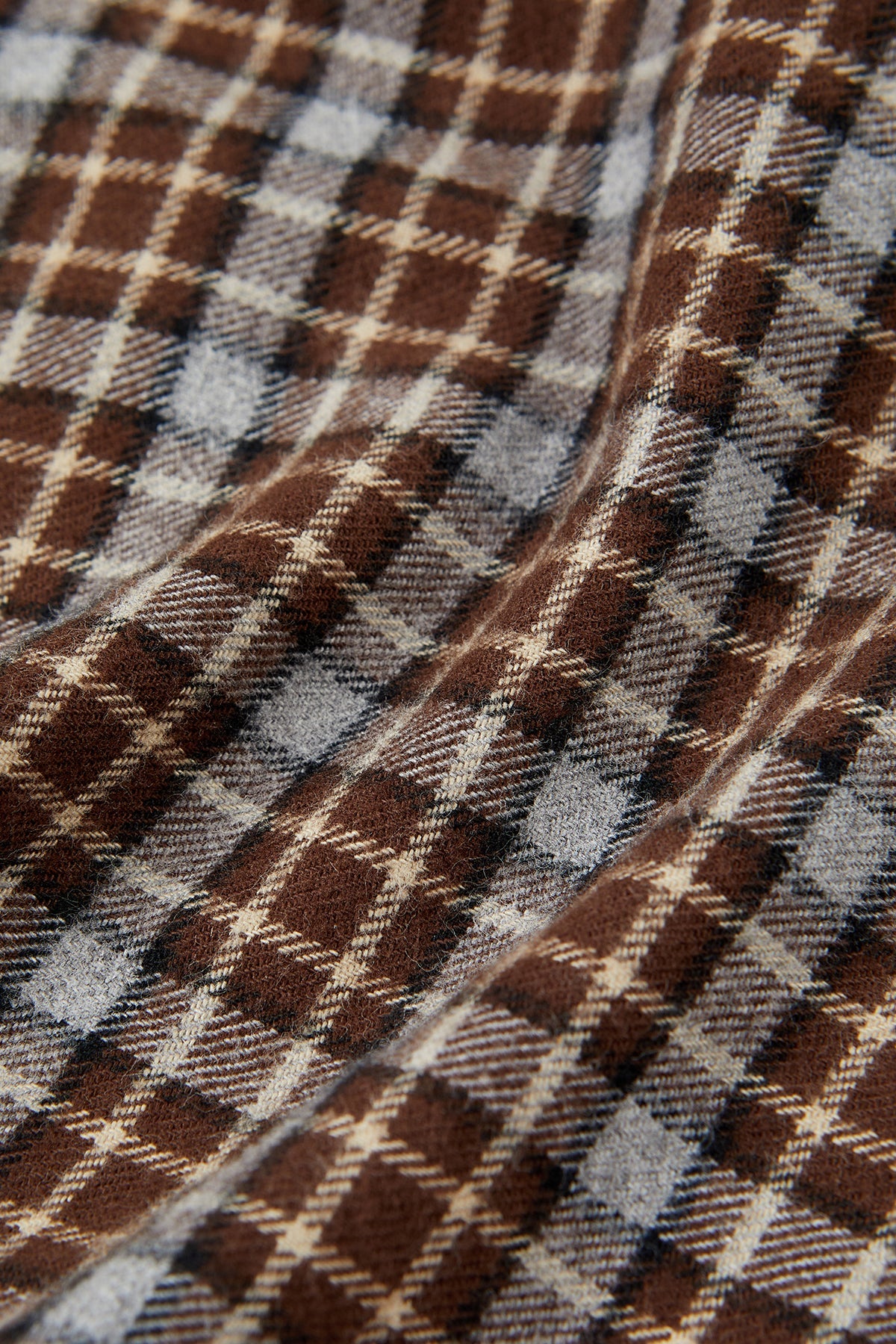 Little Acorn Check Pants - Acorn Brown Mix