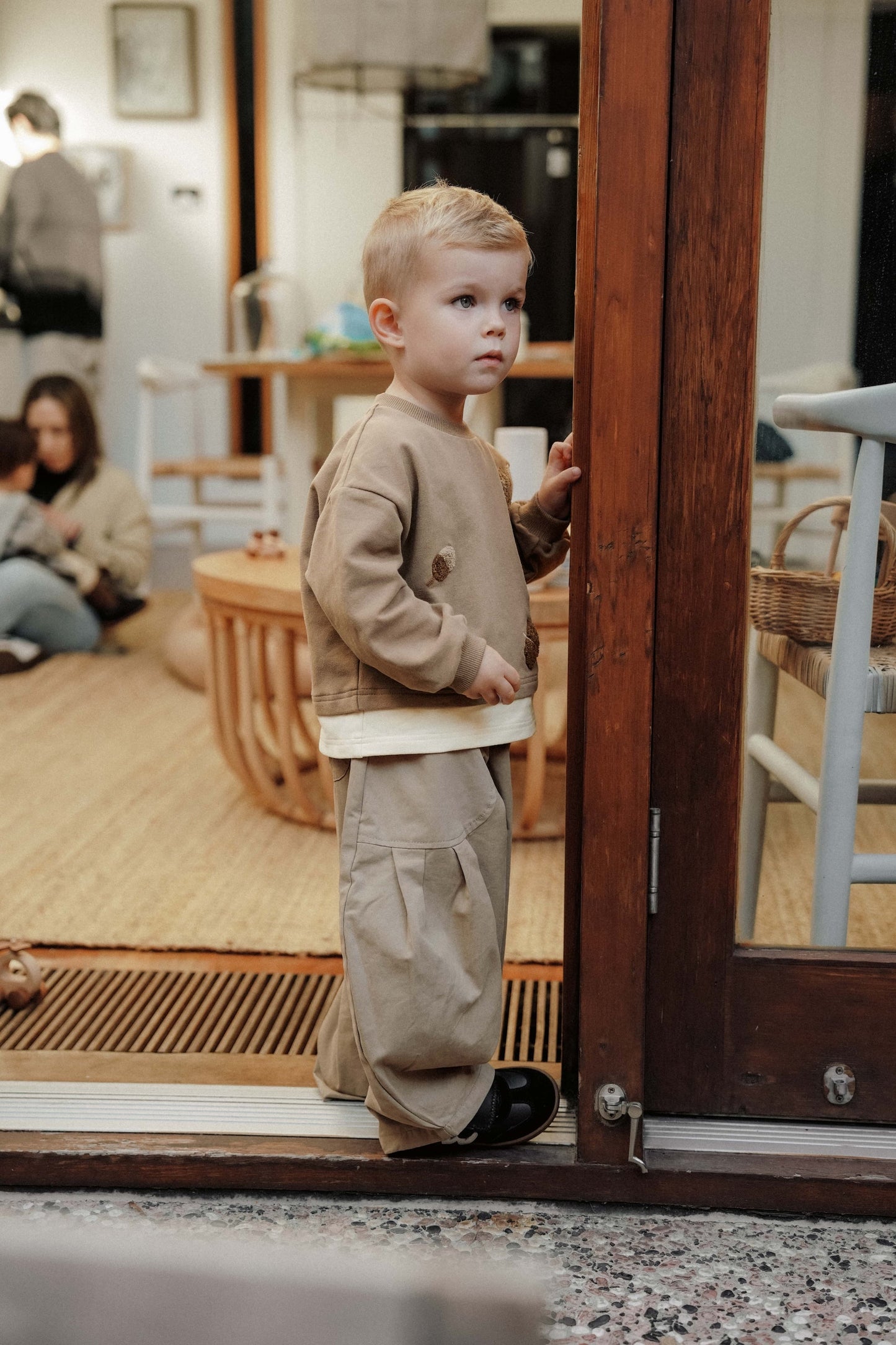 Little Forager Pullover - Acorn Brown