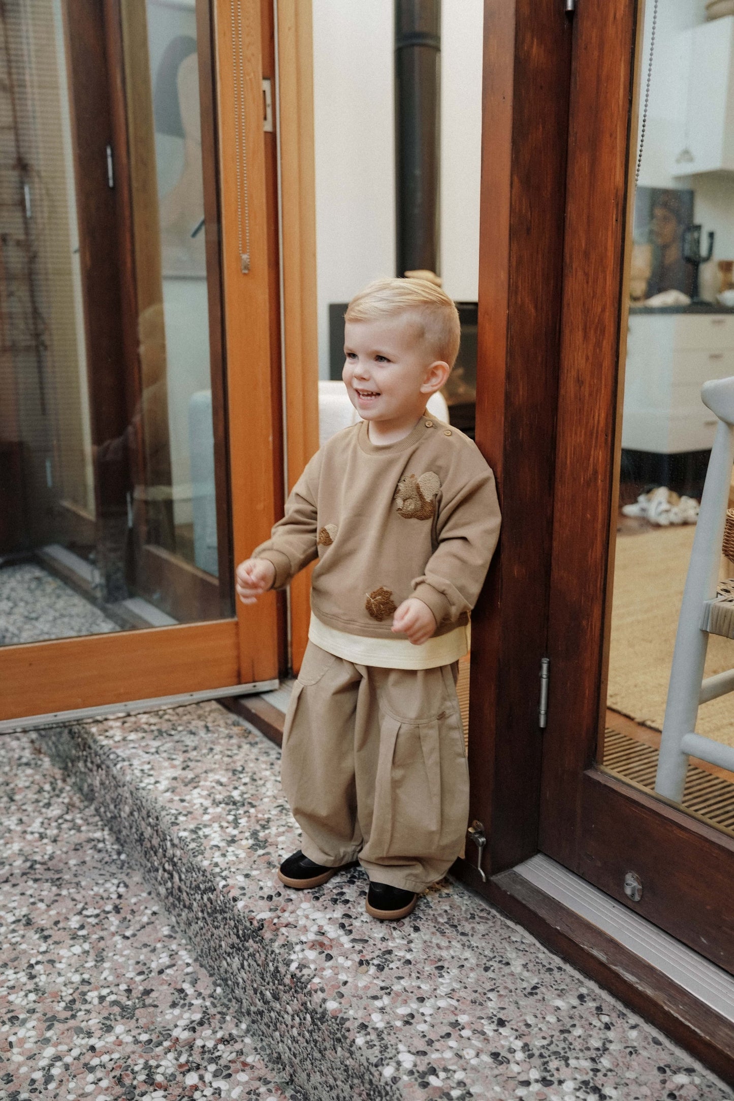 Little Forager Pullover - Acorn Brown