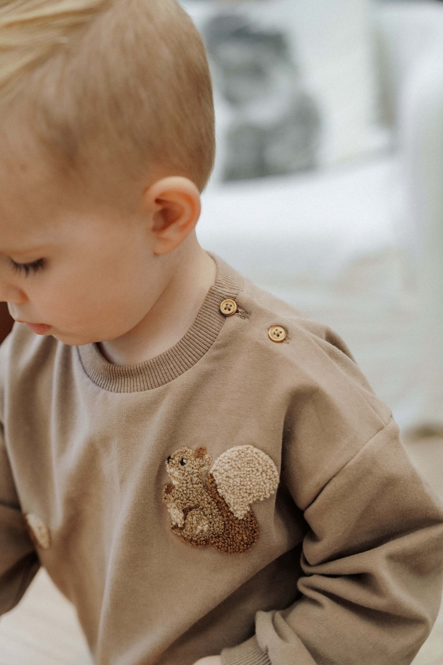 Little Forager Pullover - Acorn Brown