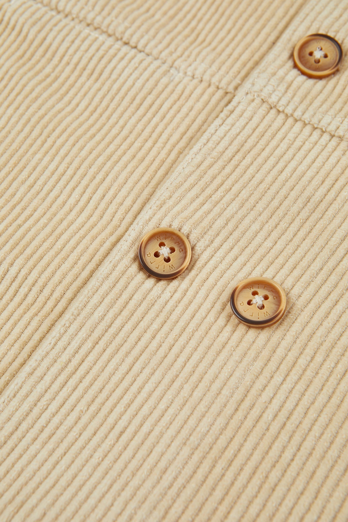 Milky Clay Cord Jacket - Milky Clay