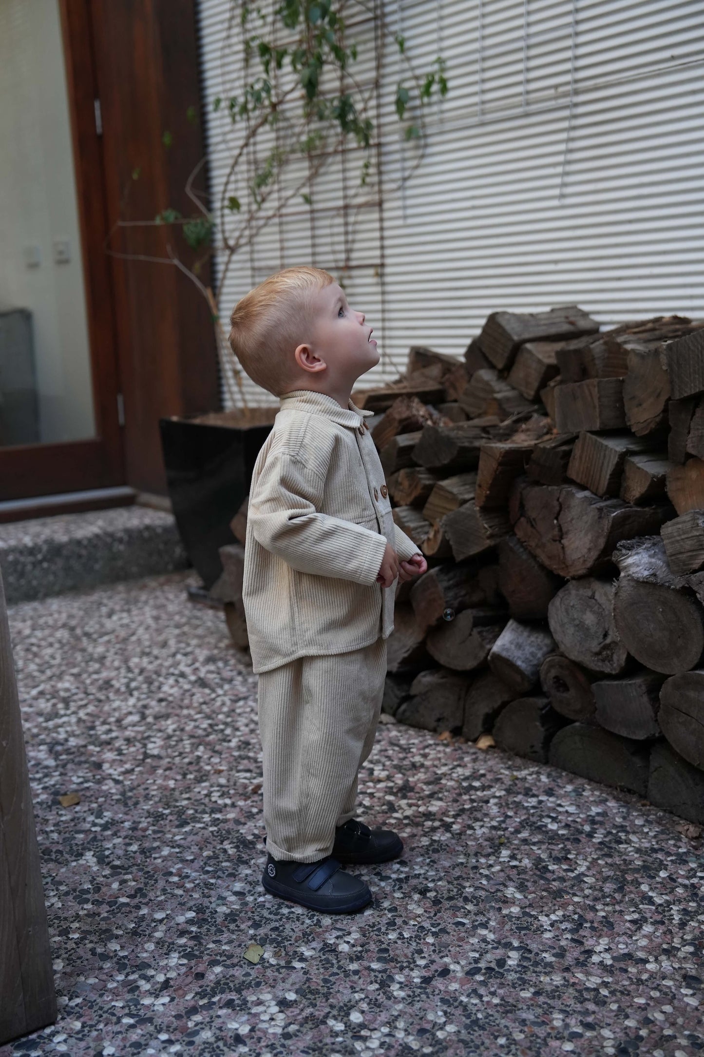 Milky Clay Cord Pants - Milky Clay