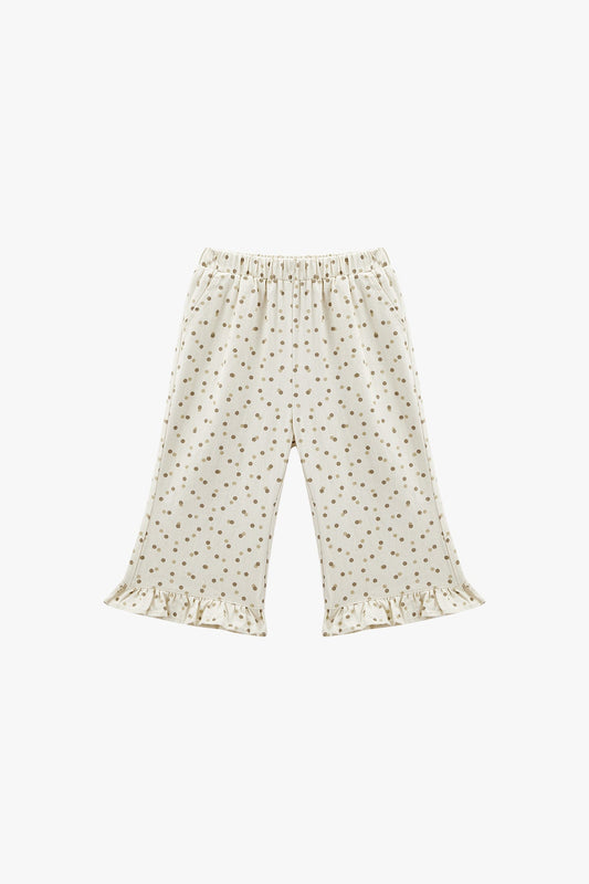 Milky Dot Ruffle Trousers - Milky Dot