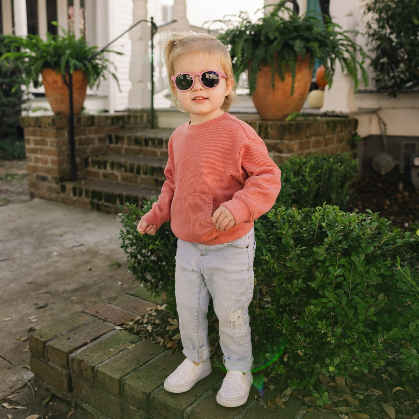 Non-Polarized Keyhole Sunglasses | Moon Cherry