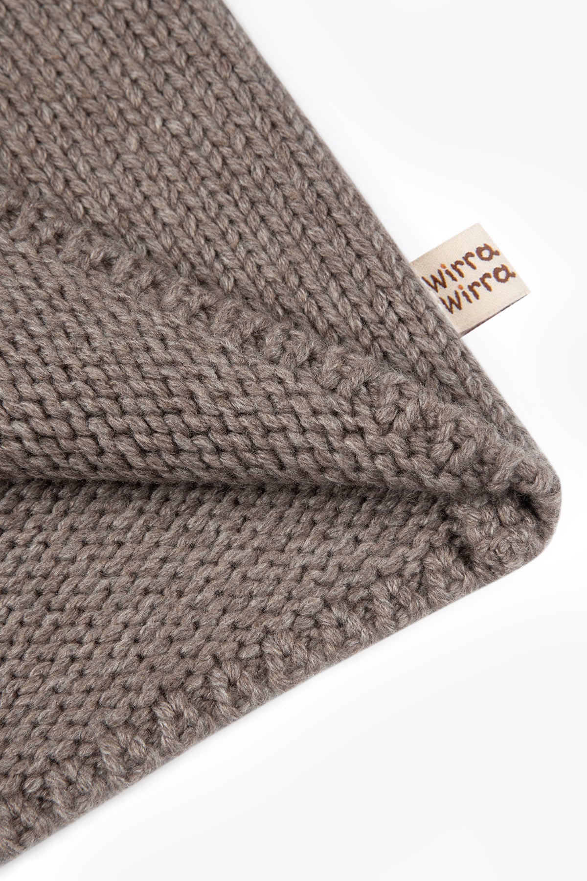 Mocha Thick-Knit Sweater With Wooden Buttons - Mocha