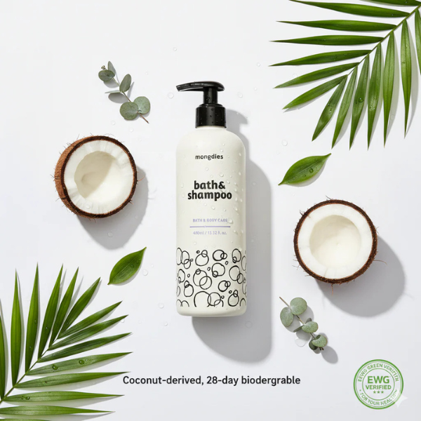 Mongdies Bath & Shampoo 2nd Generation (Upgraded ver.) 400ml