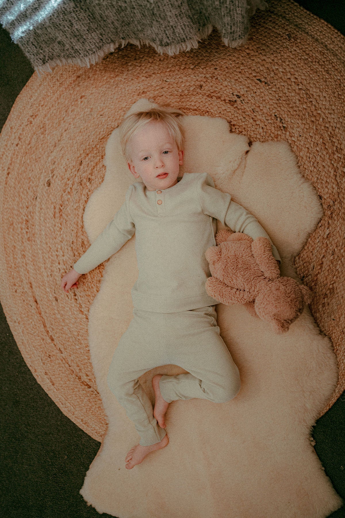 Organic Cotton Pants - Pea Green