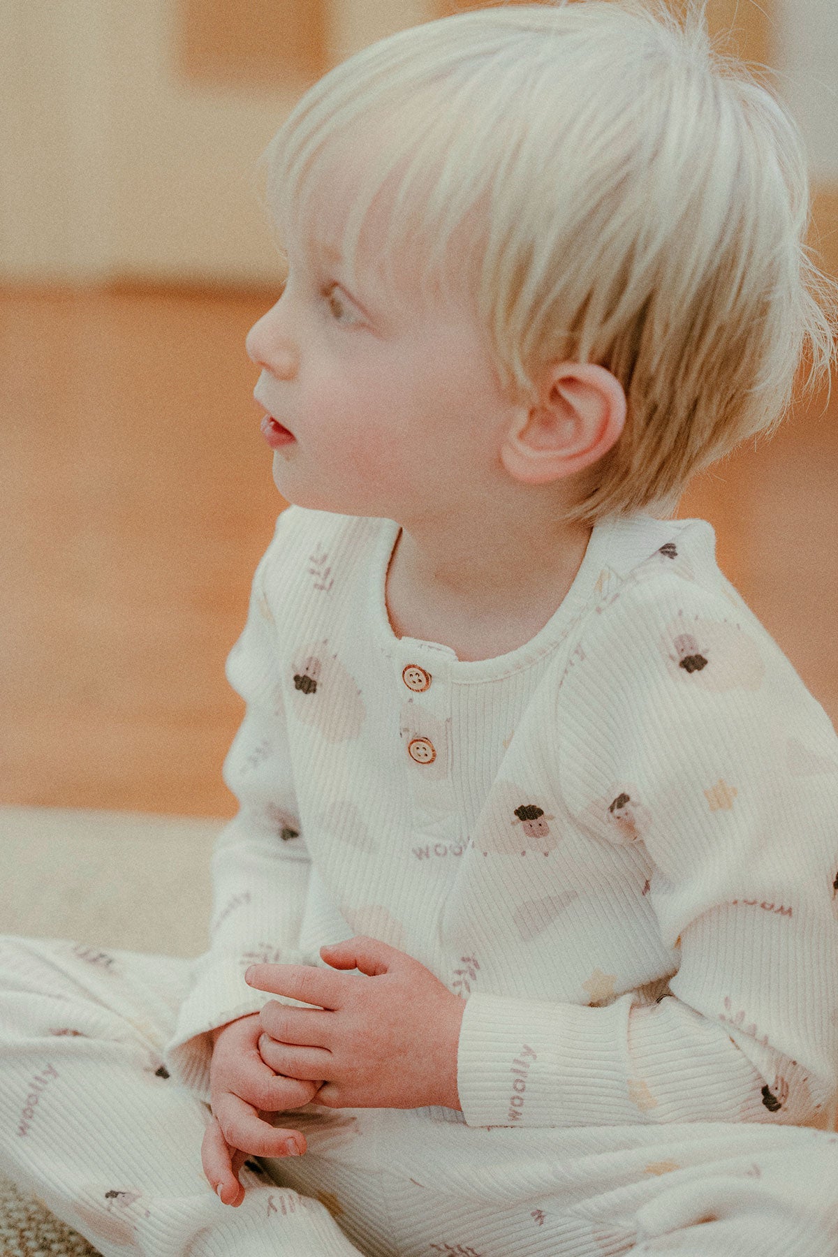 Organic Cotton Pants - Sheep Print
