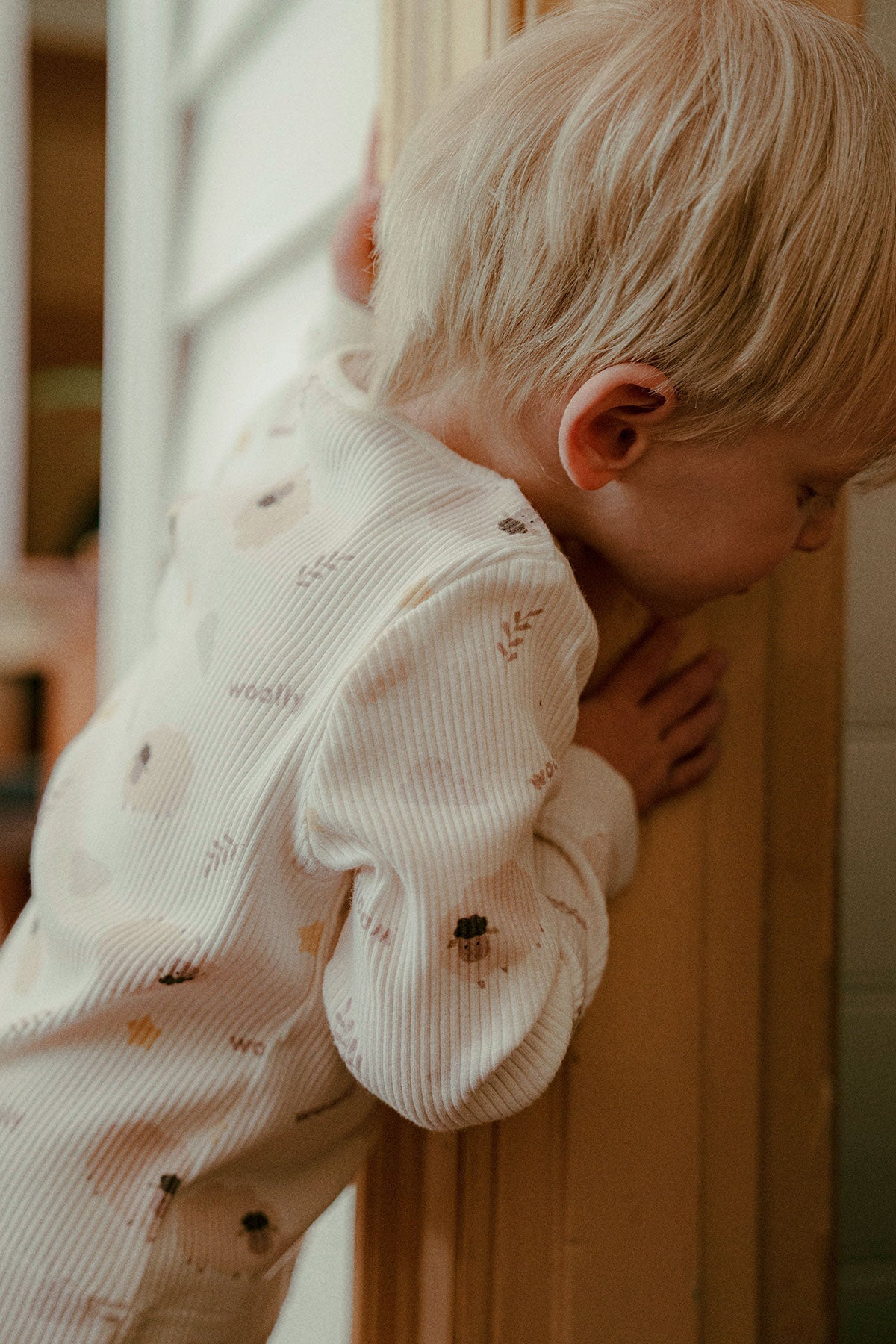 Organic Cotton Pants - Sheep Print