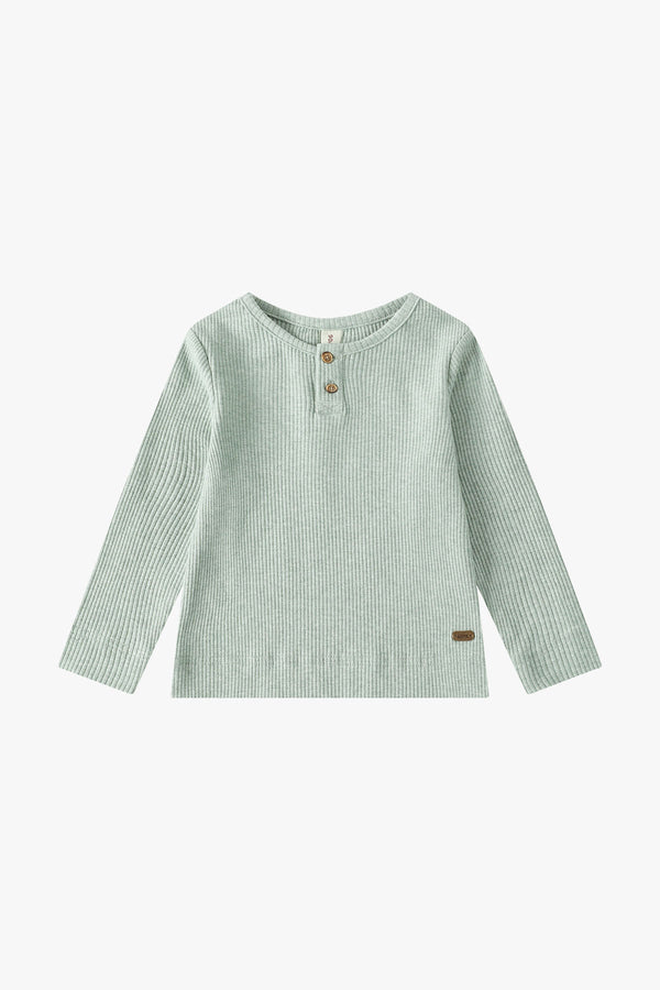 Organic Cotton Top - Pea Green