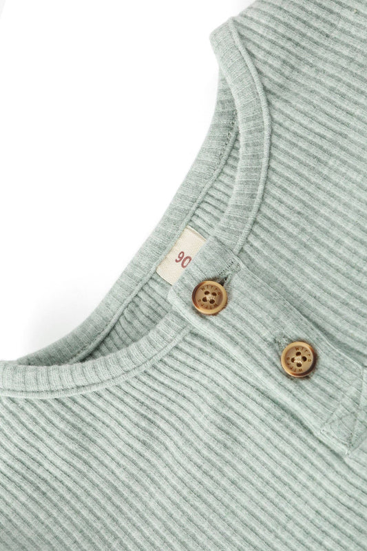 Organic Cotton Top - Pea Green