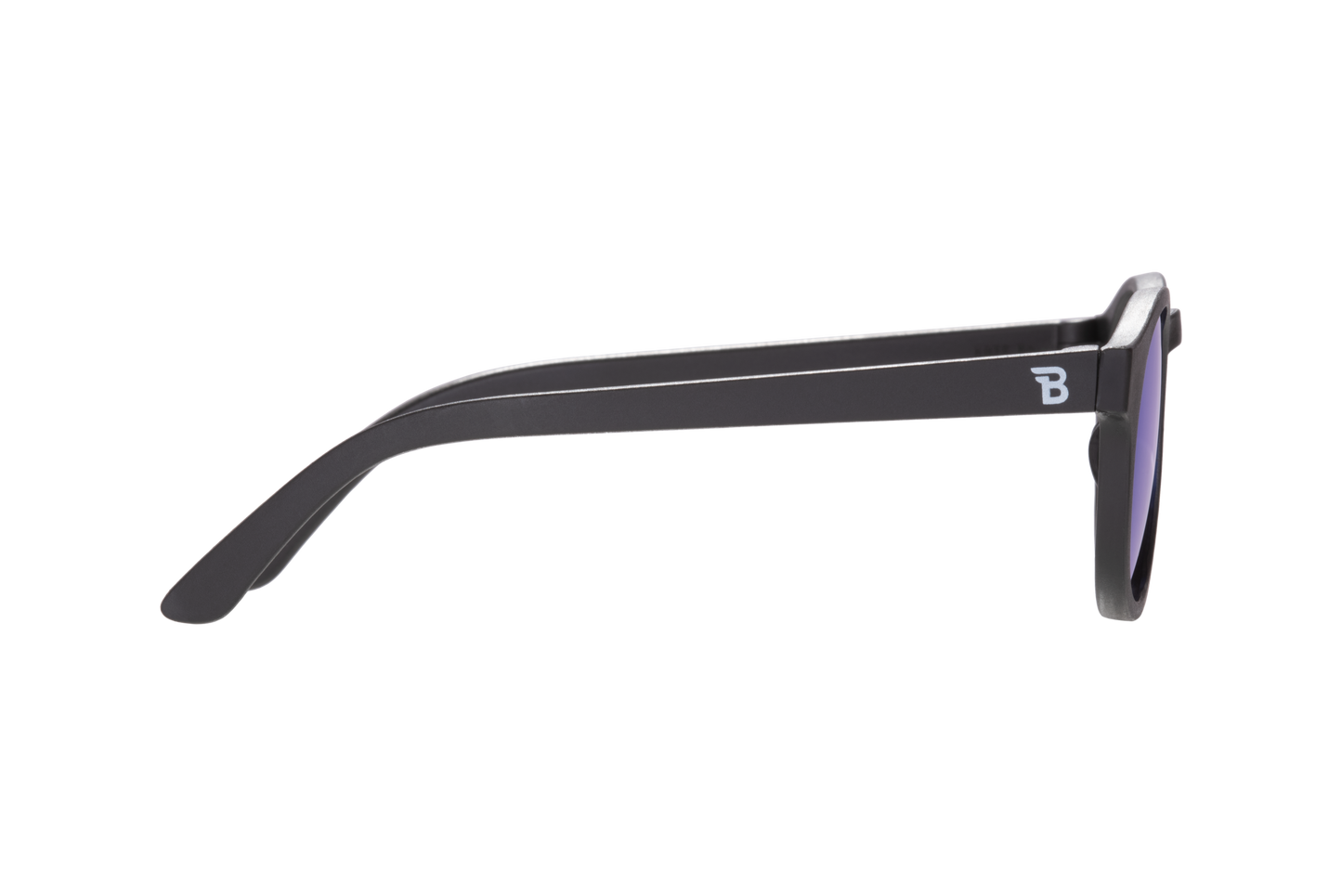 Polarized Keyhole Sunglasses | Jet Black