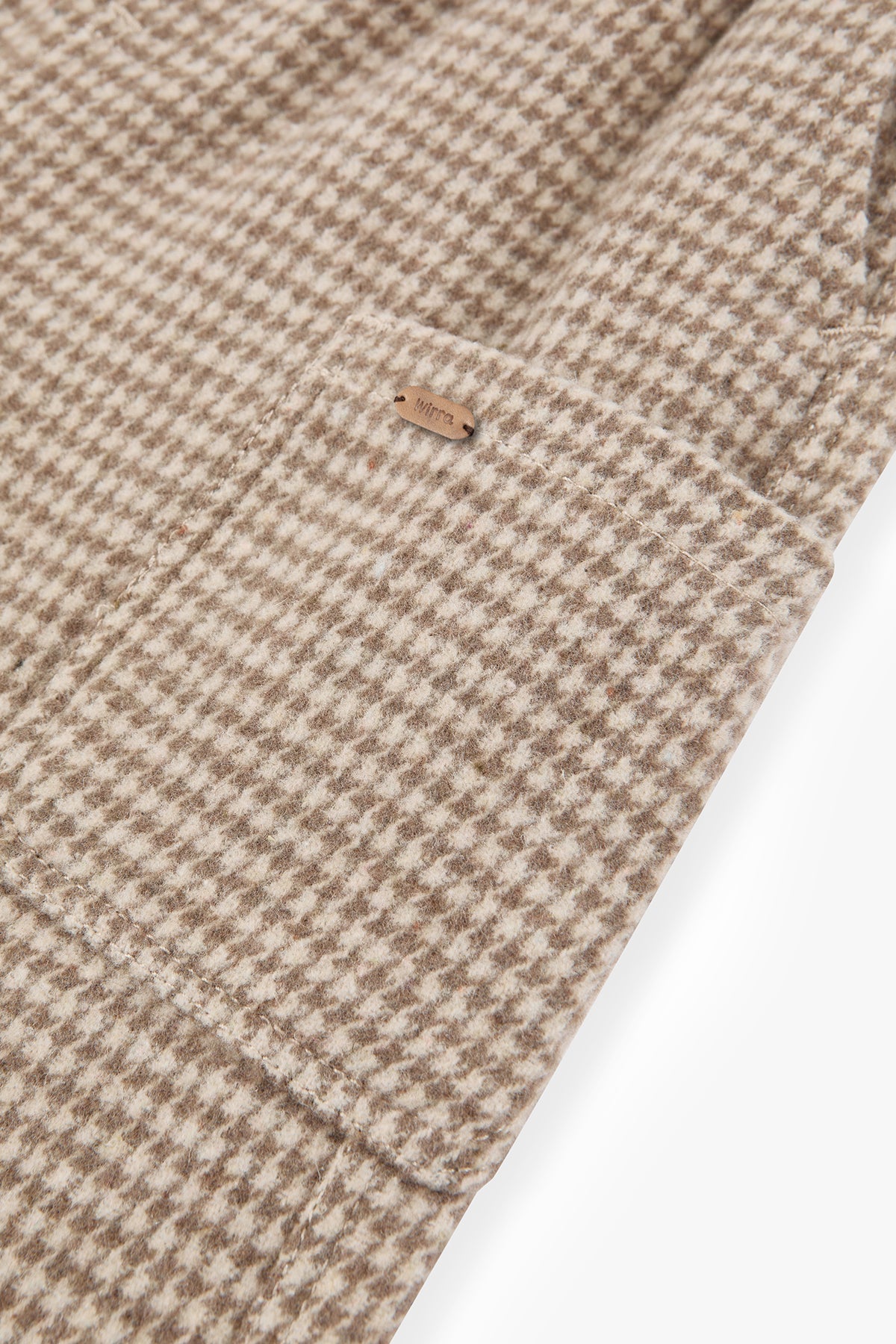 Plaid Fleece Pants - Brown