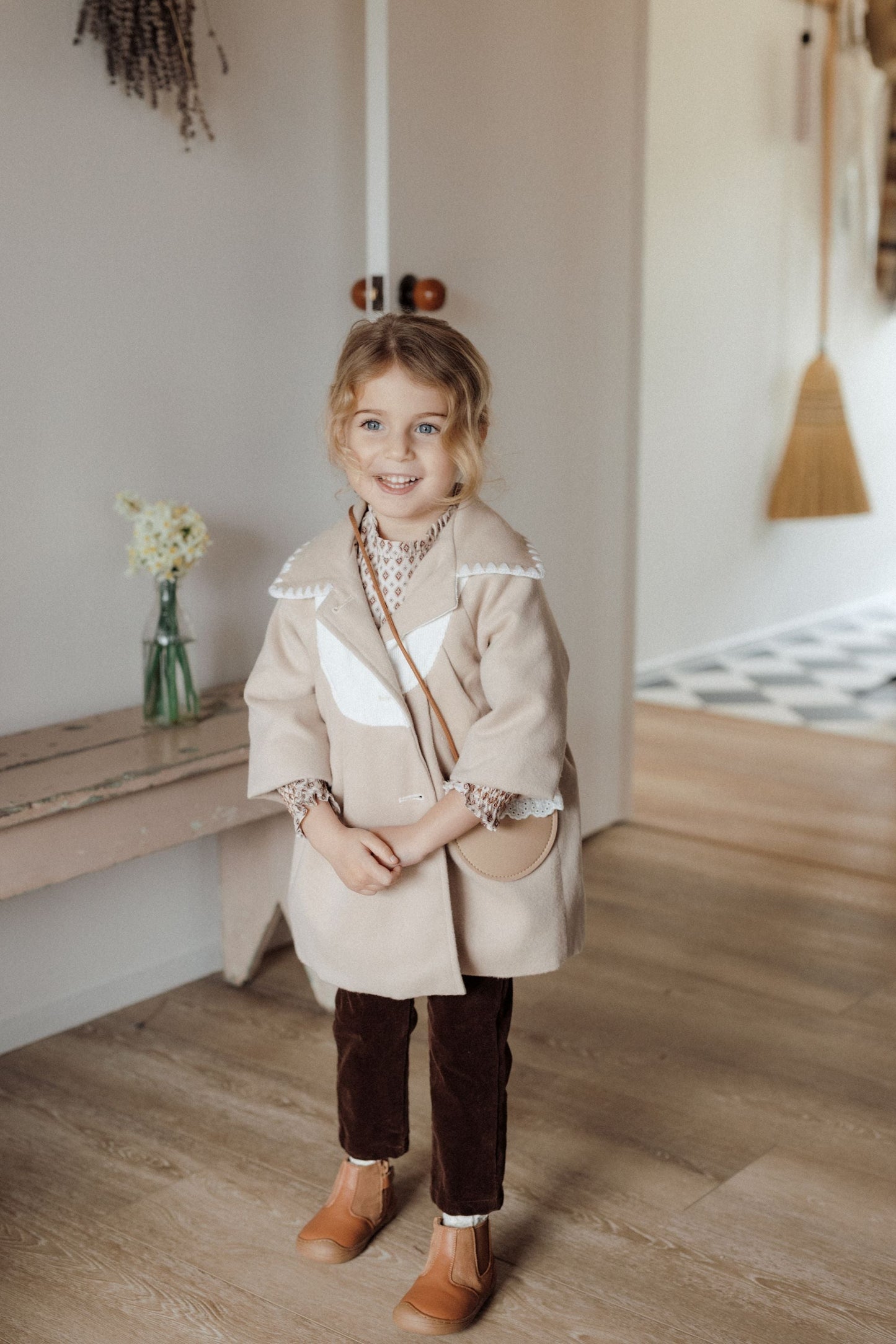 Quilted Coat - Oatmeal
