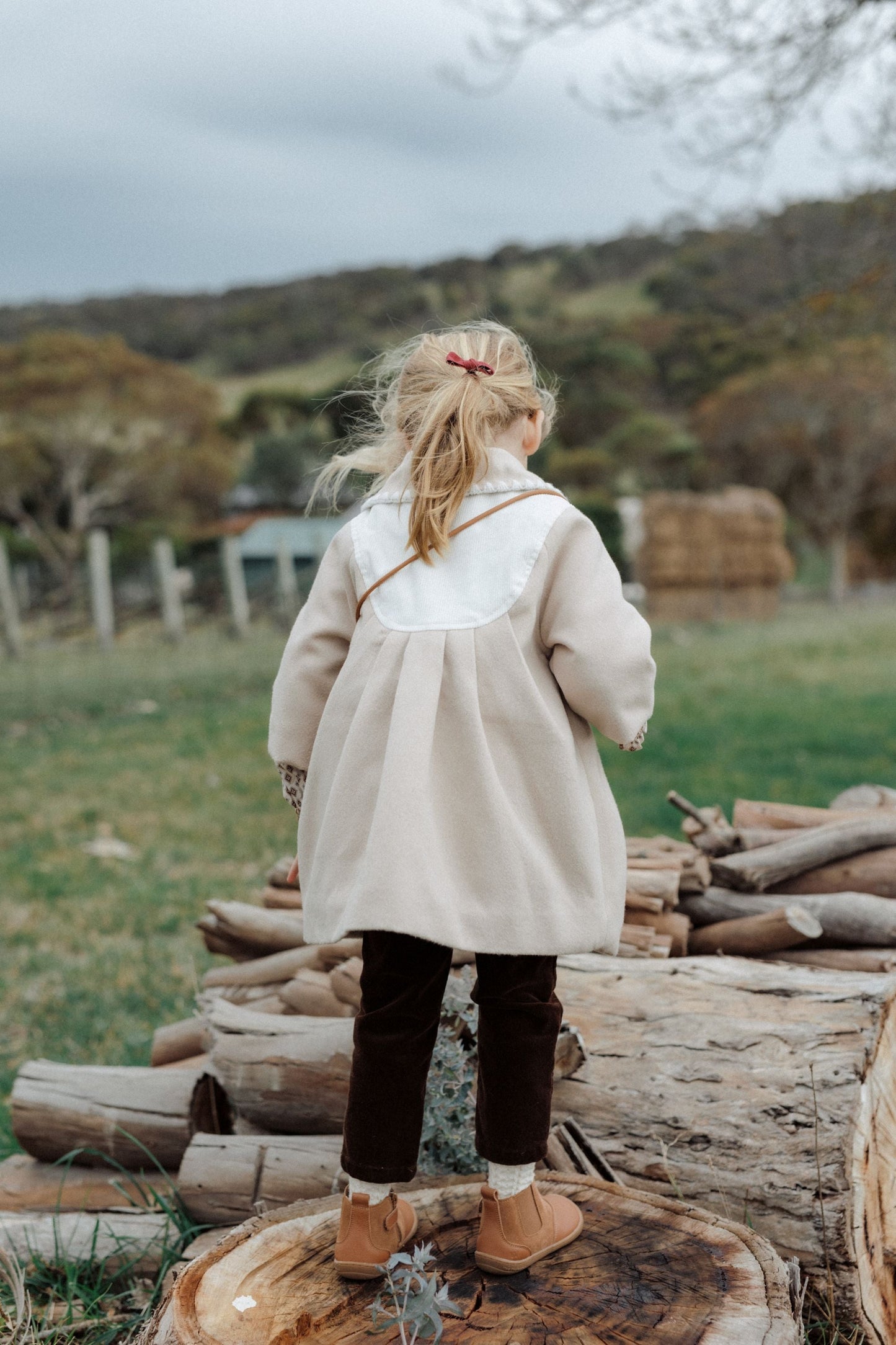 Quilted Coat - Oatmeal