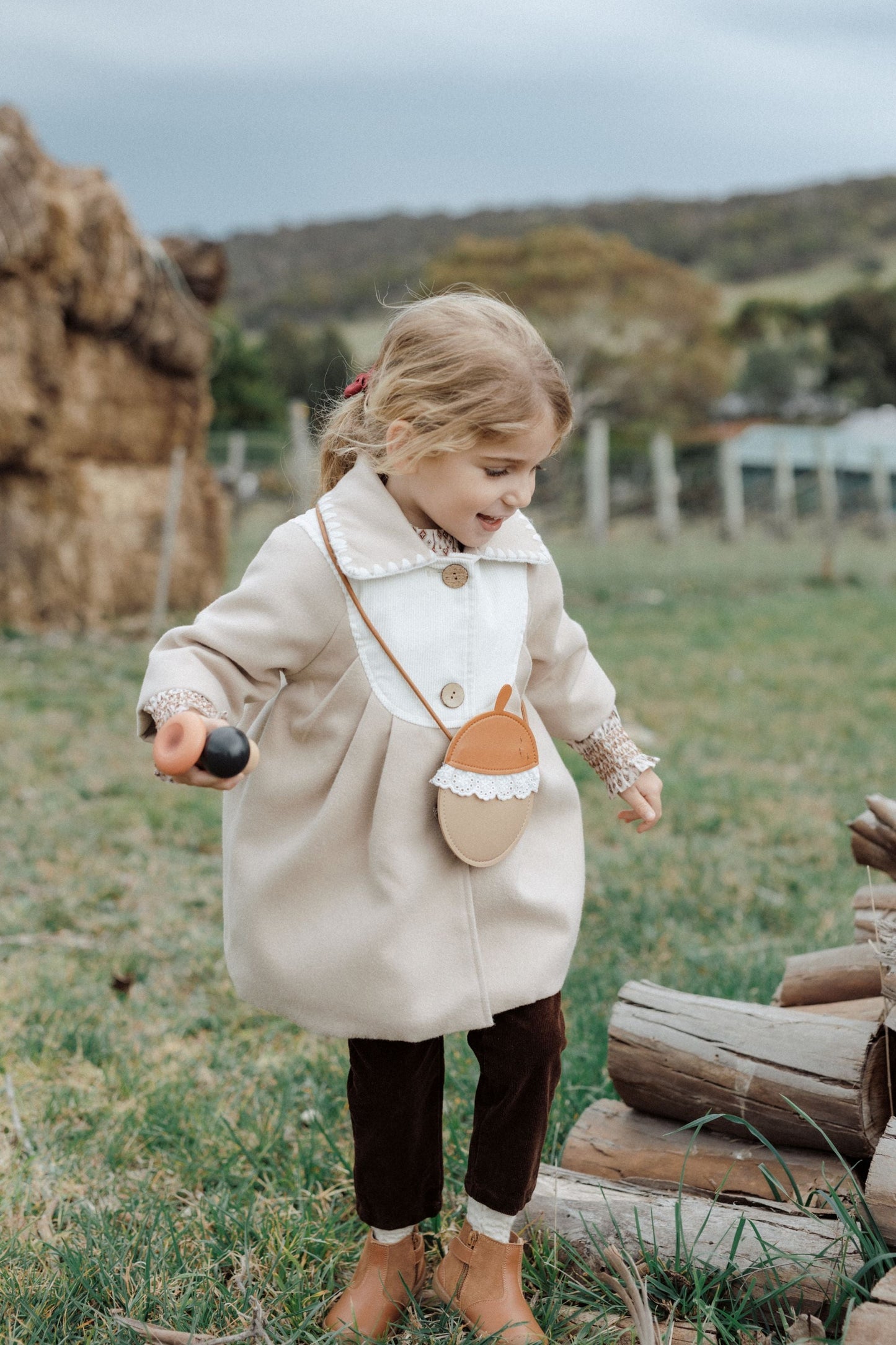 Quilted Coat - Oatmeal