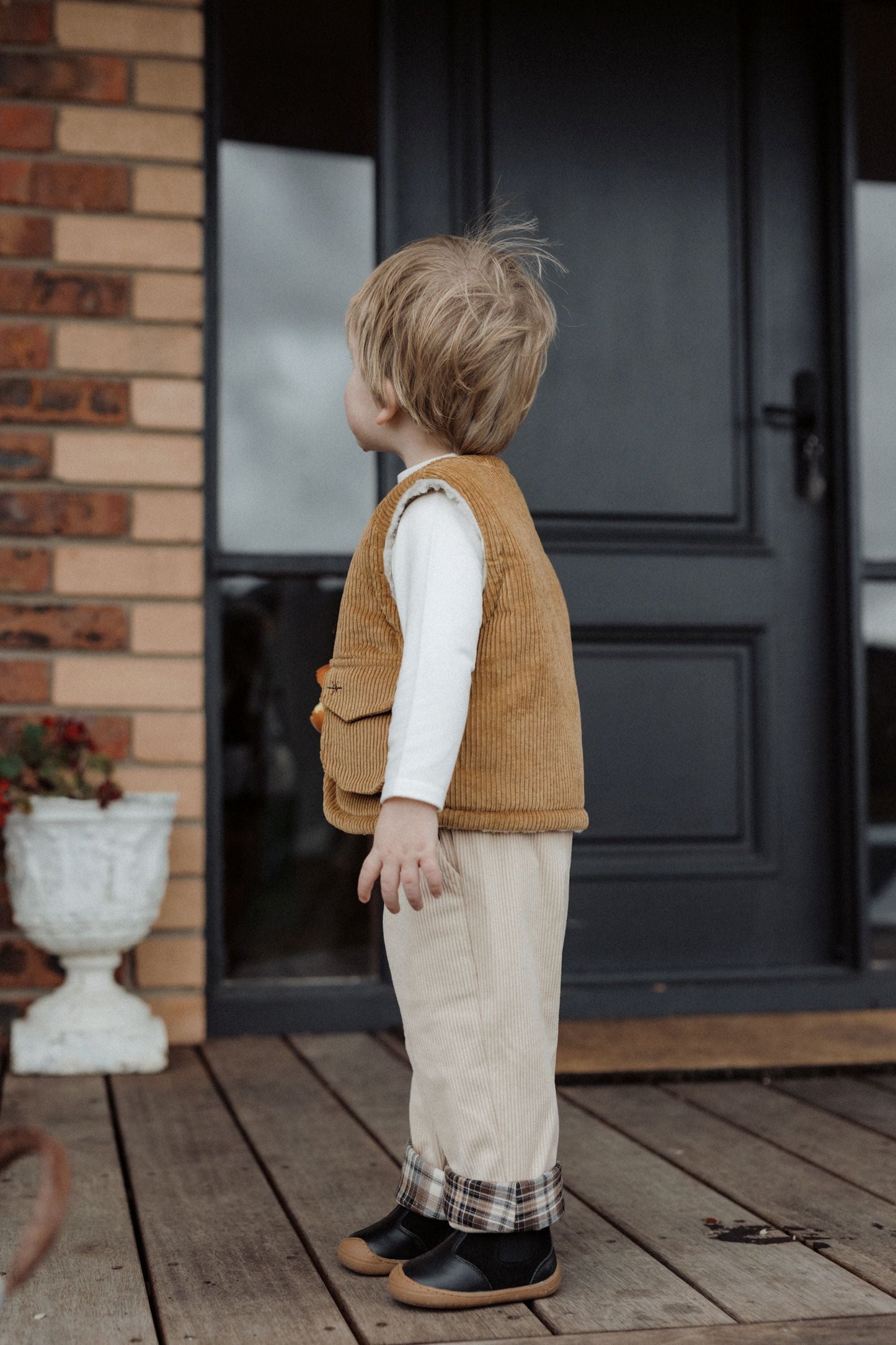 Reversible Sleeveless - Beige