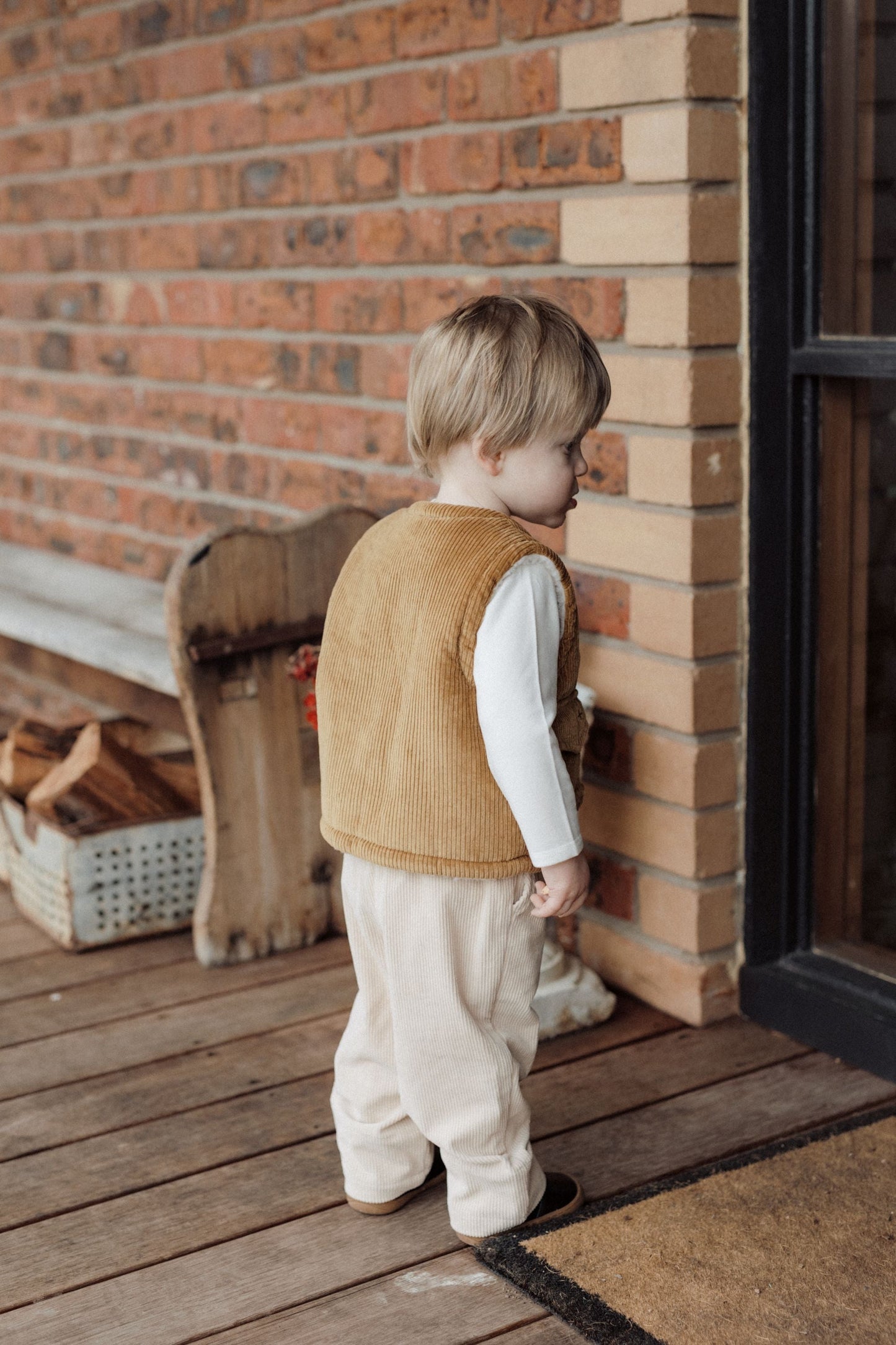 Reversible Sleeveless - Beige