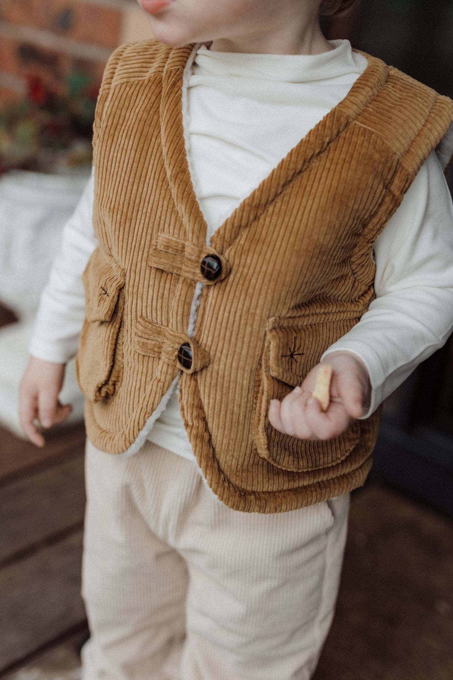 Reversible Sleeveless - Beige