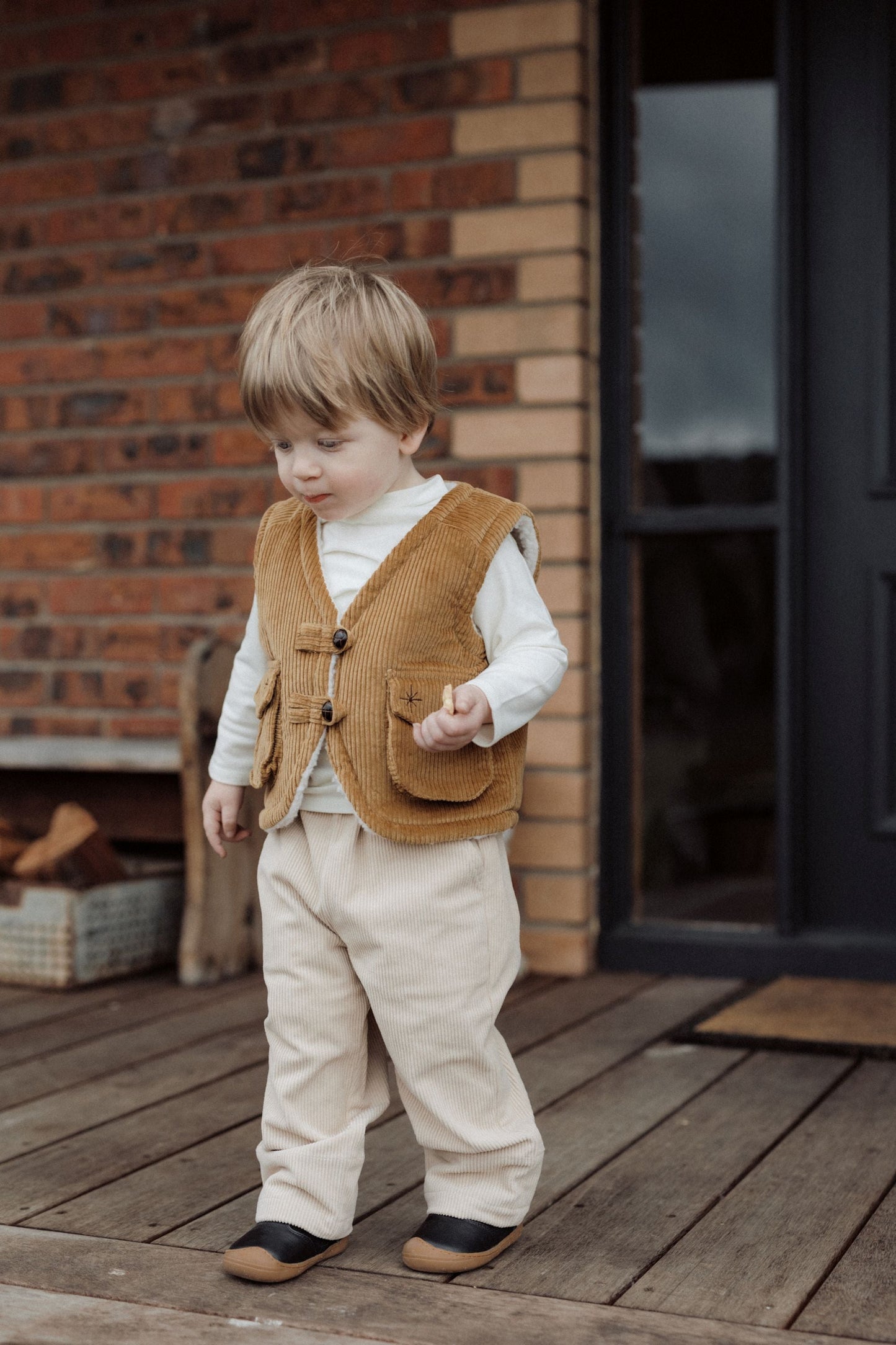 Reversible Sleeveless - Beige