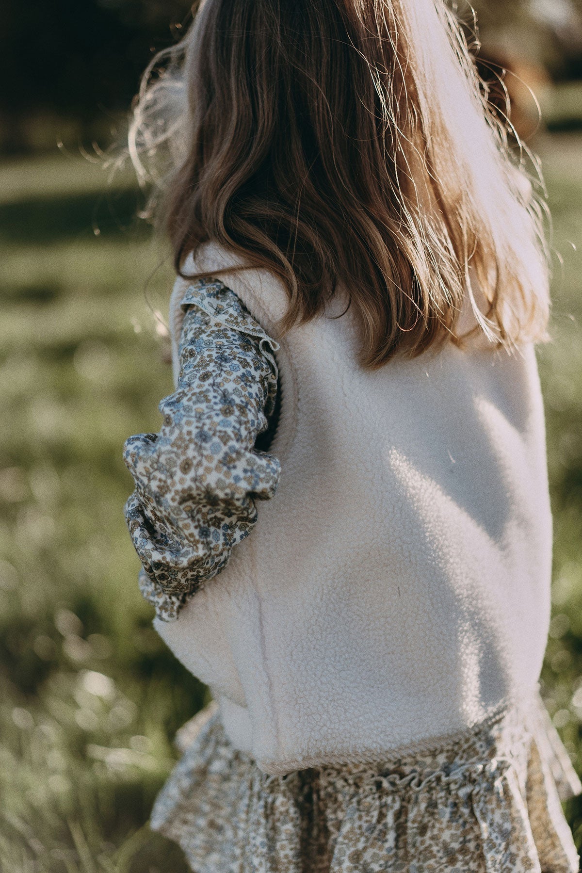 Sherpa Vest - Cream White