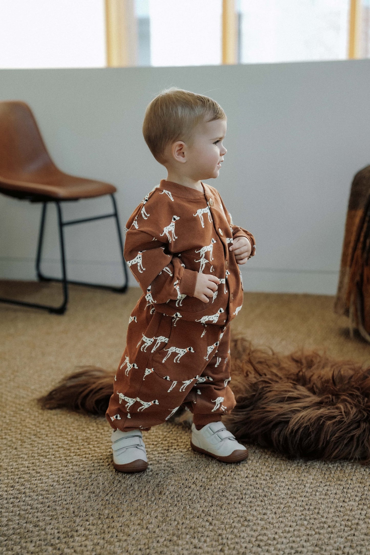 Spotted Latte Pants - Caramel Latte
