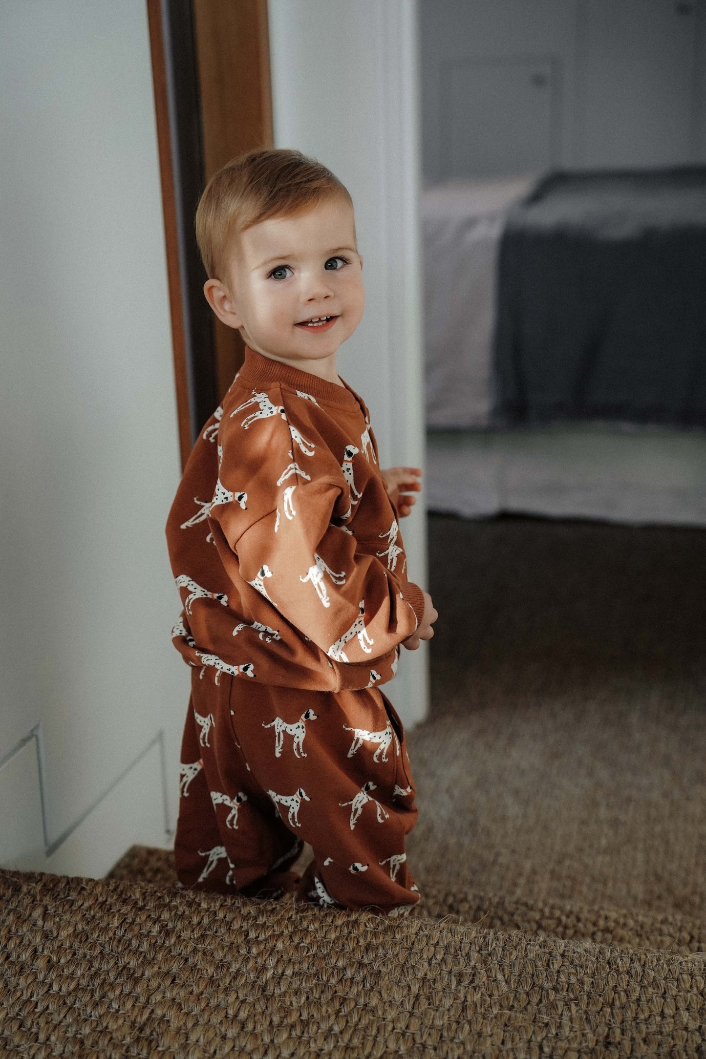 Spotted Latte Pants - Caramel Latte