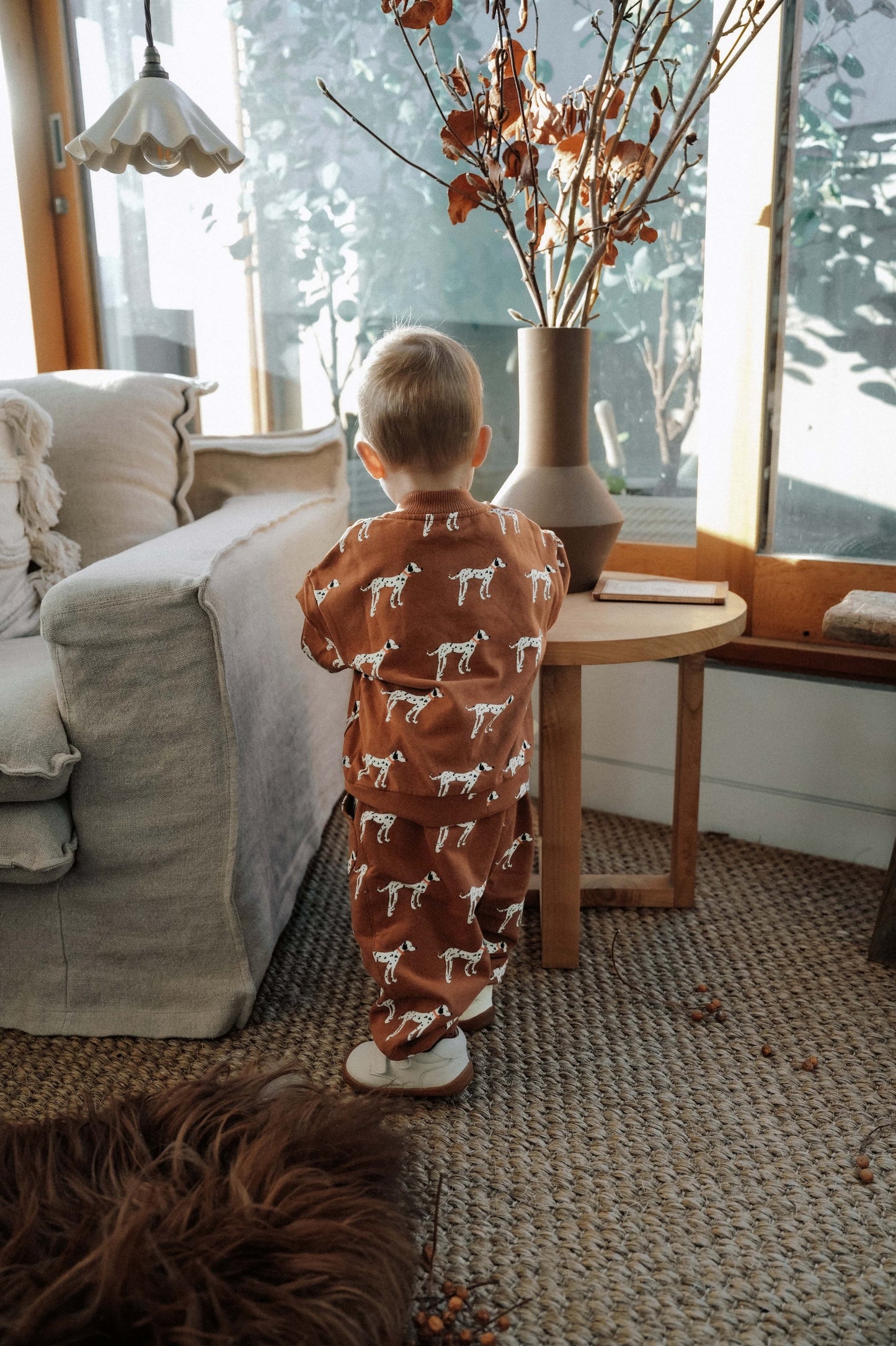 Spotted Latte Pants - Caramel Latte