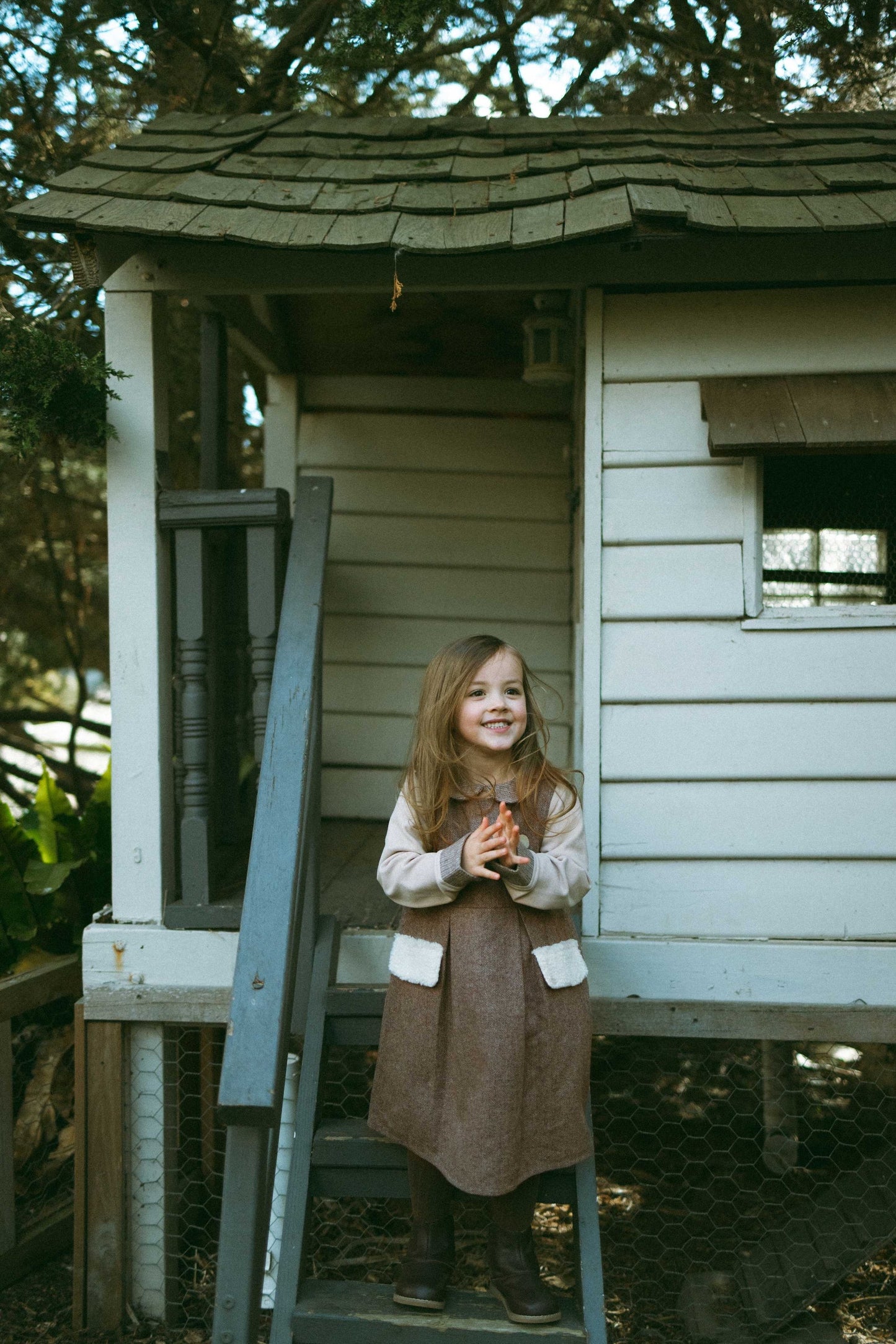 Squirrel Pocket Shoulder Strap Dress - Squirrel Pocket