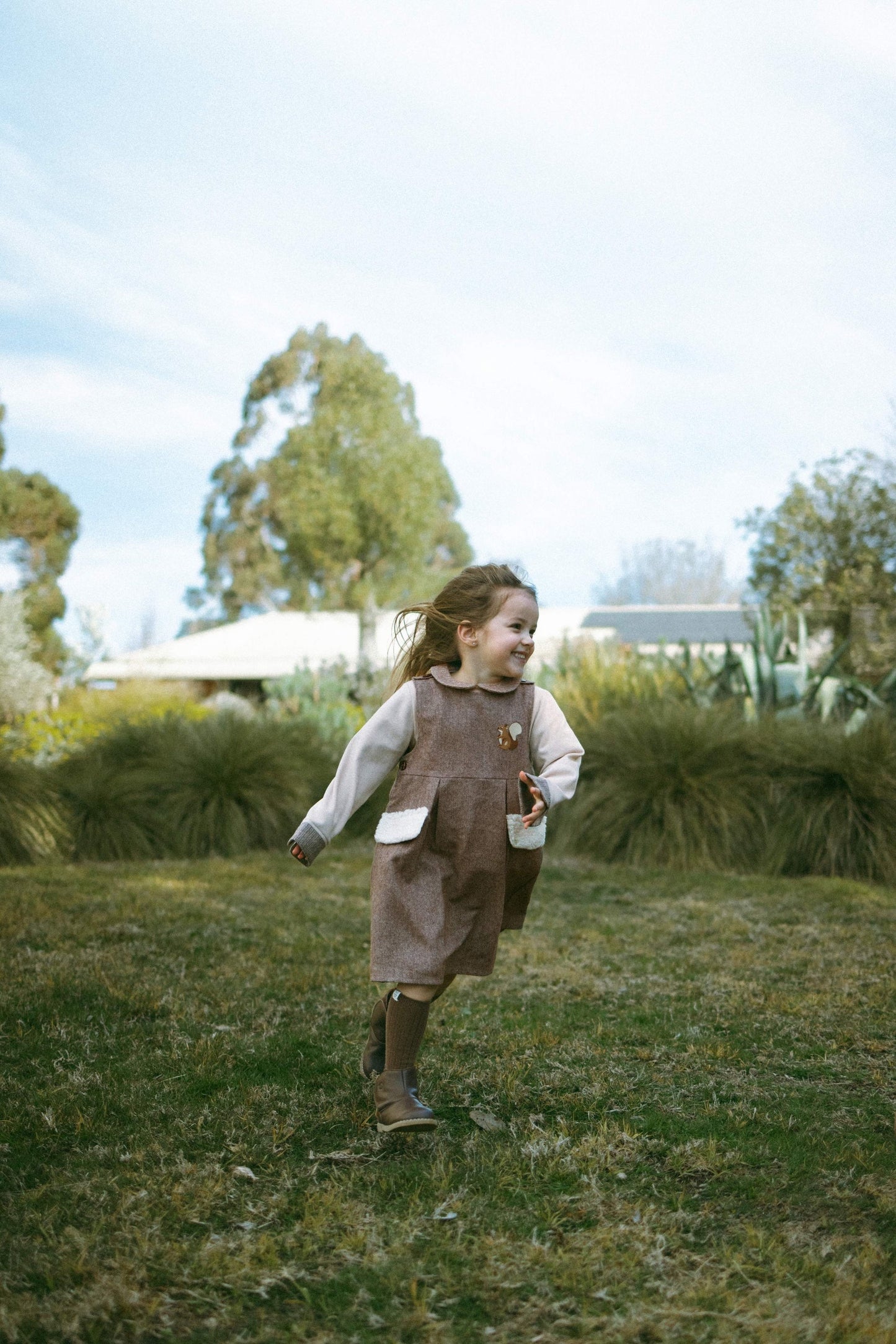 Squirrel Pocket Shoulder Strap Dress - Squirrel Pocket