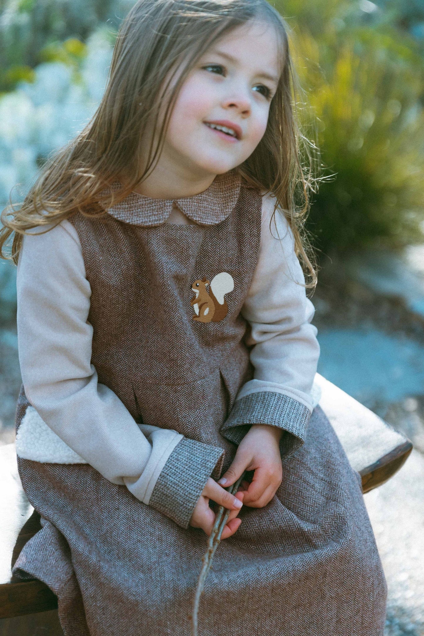 Squirrel Pocket Shoulder Strap Dress - Squirrel Pocket