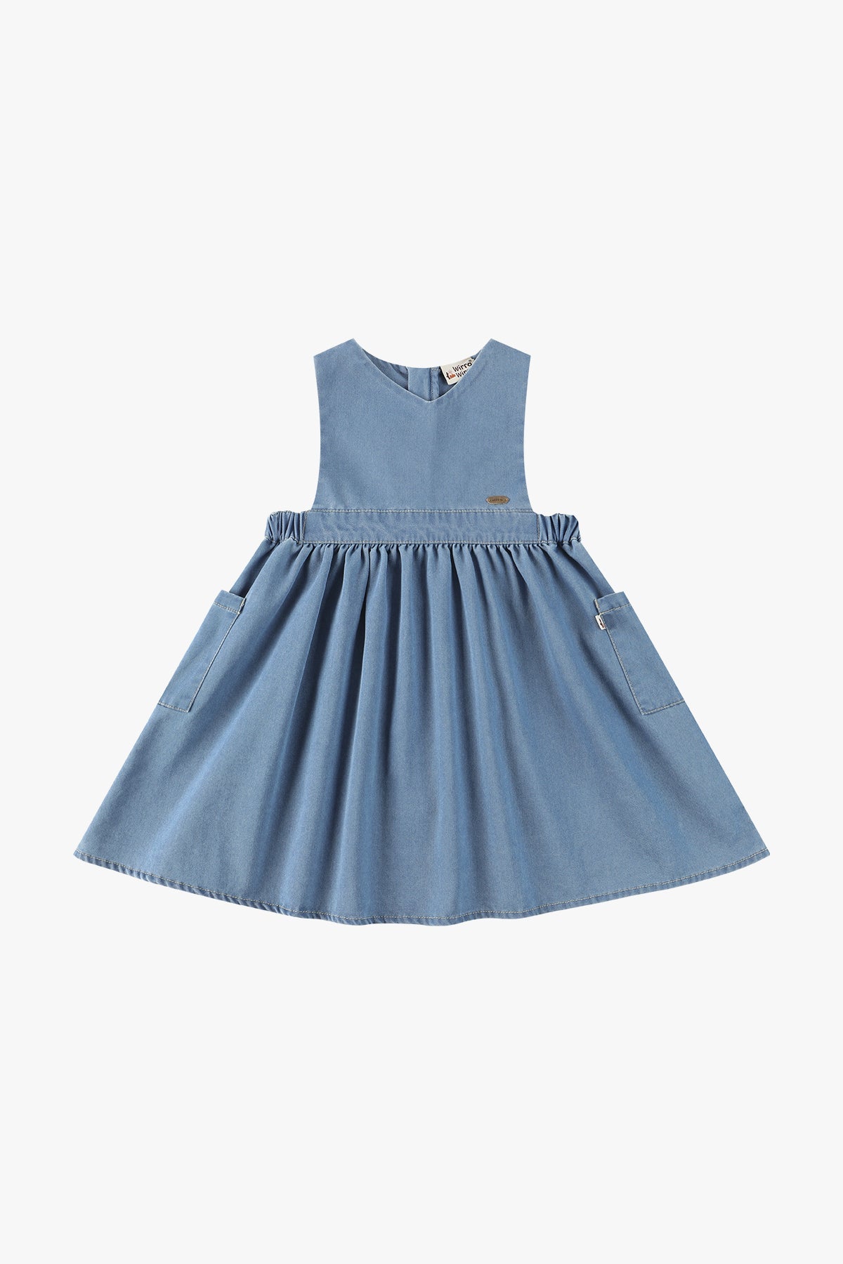 Tencel Denim Vest Dress - Denim Blue