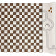 Ofie mat, Toffee Checkerboard + Road Nordic