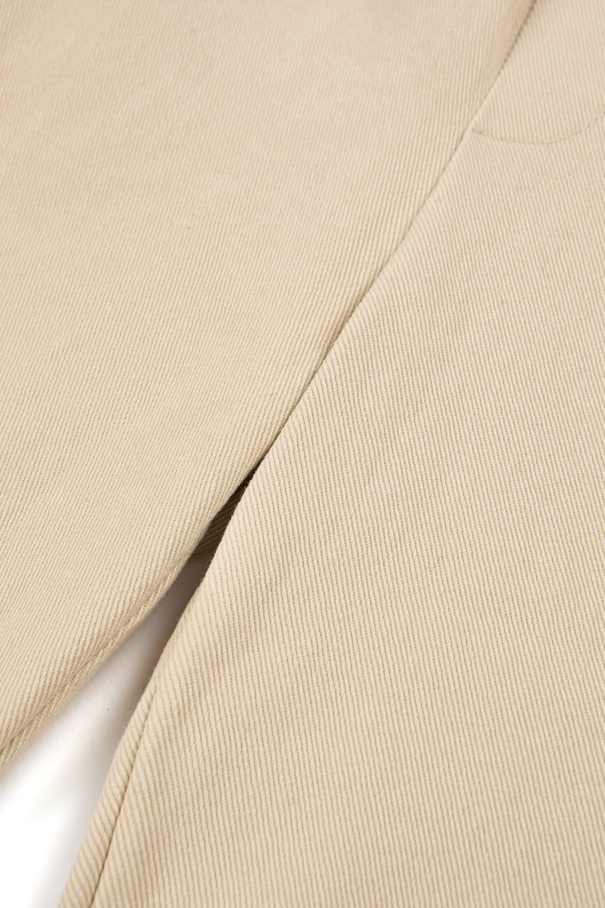 Twill Cuff Pants With Pockets - Light Khaki