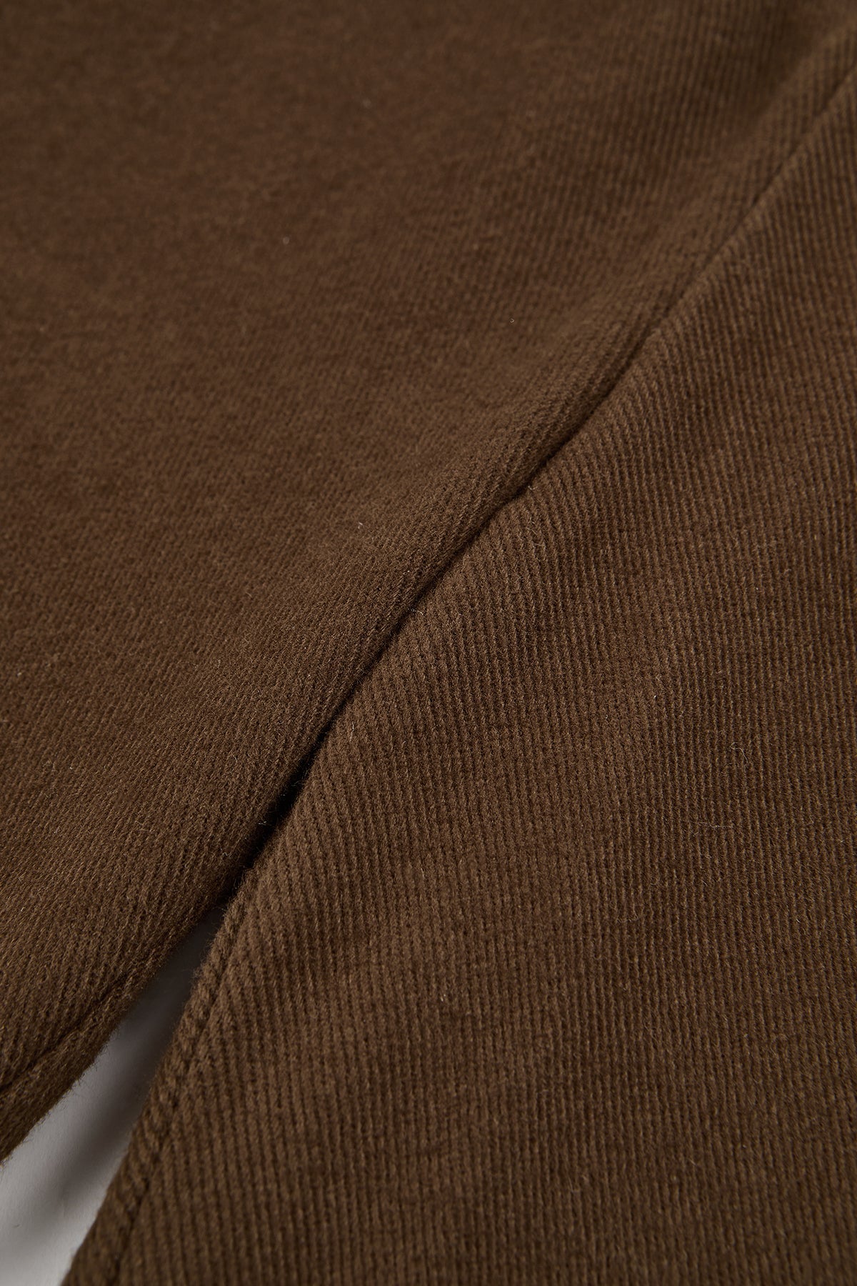 Twill Cuff Pants With Pockets - cacao brown