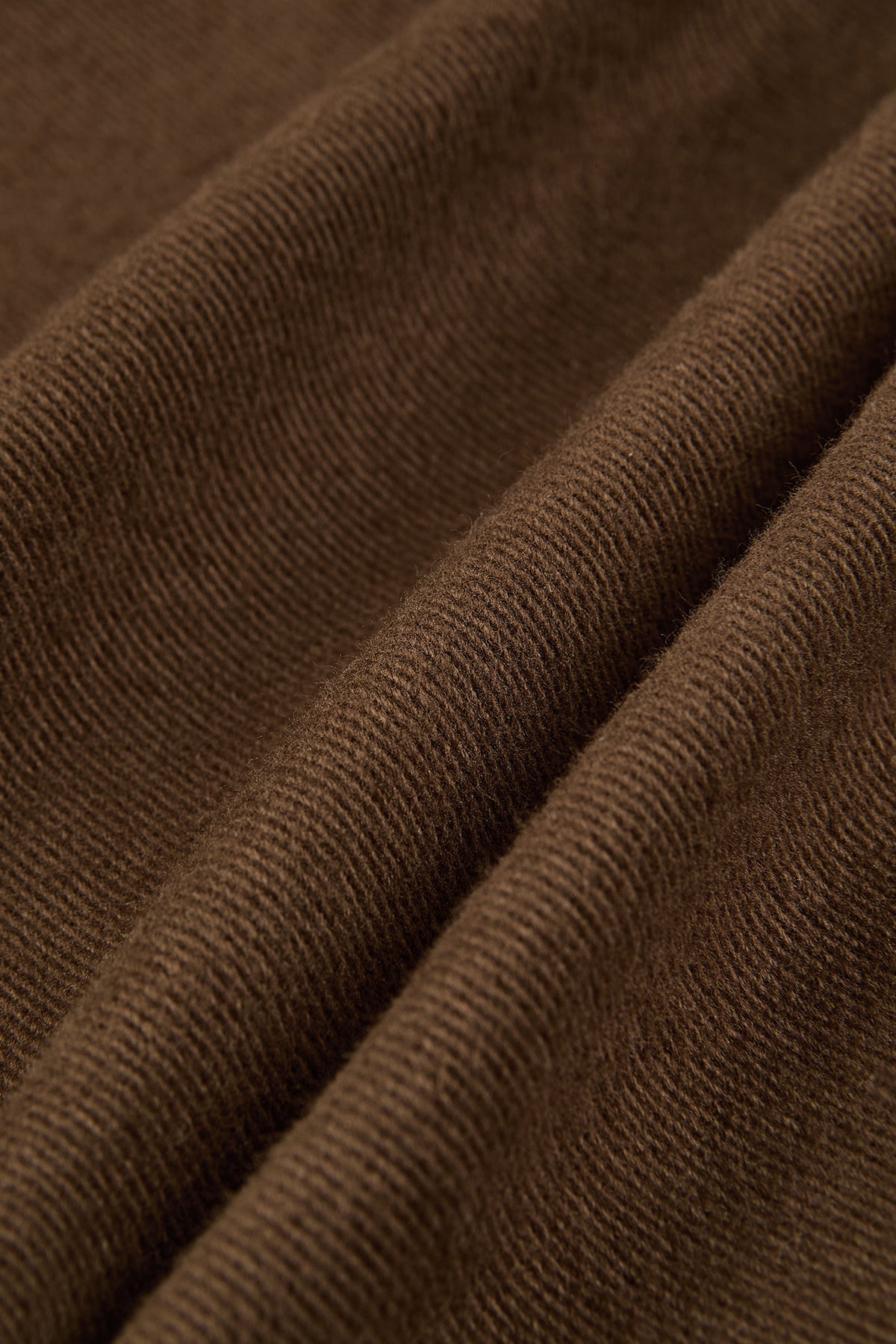 Twill Cuff Pants With Pockets - cacao brown