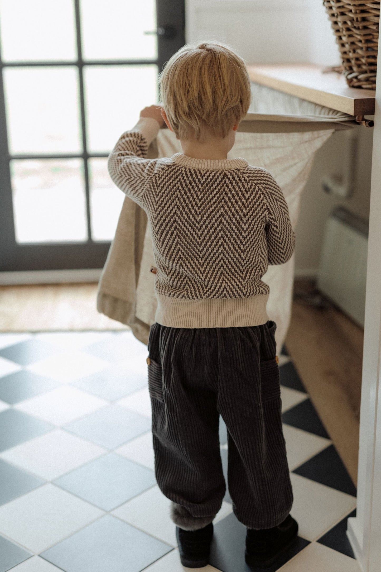 Vintage Ripple Sweater - Brown Ripple