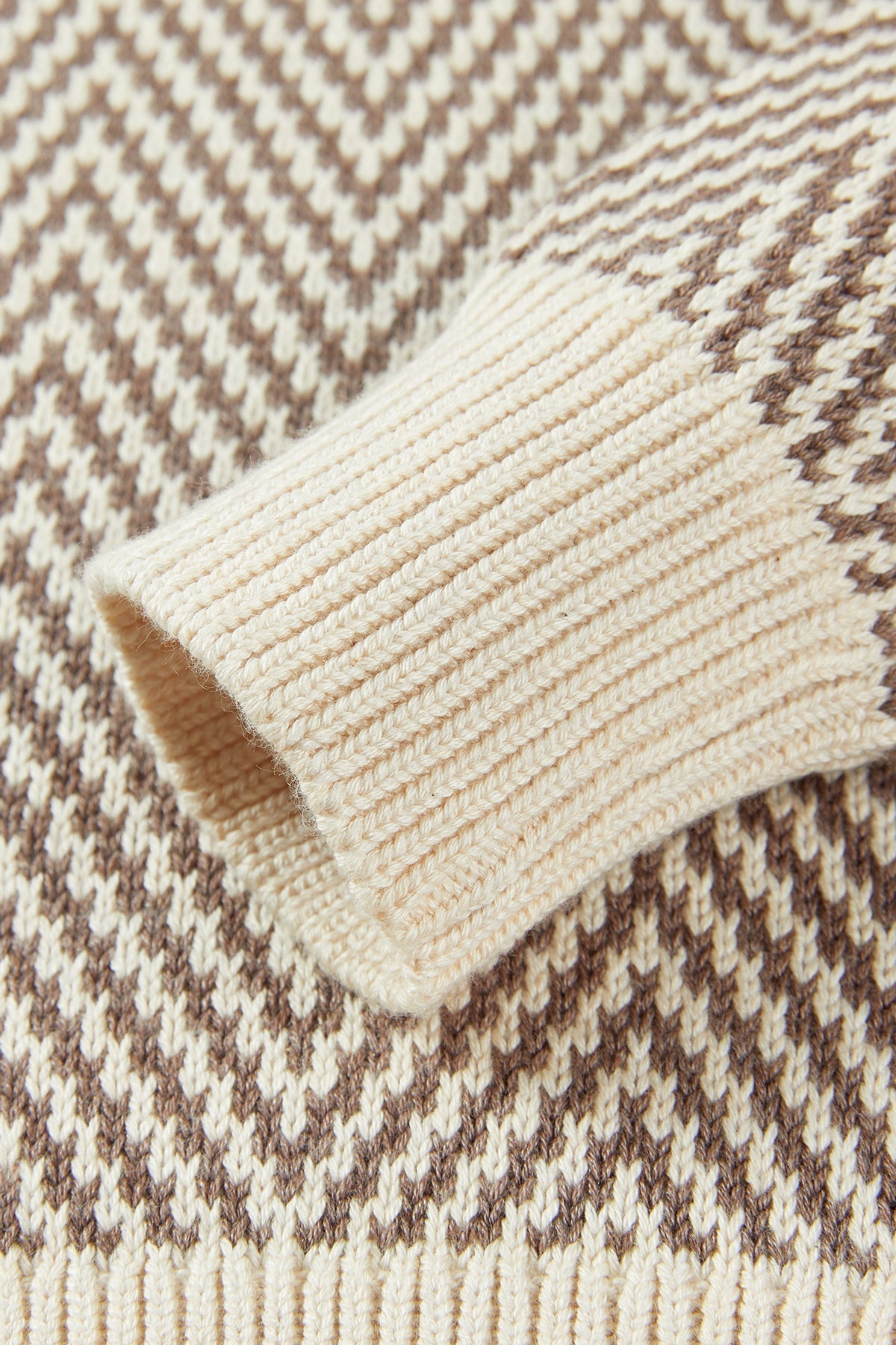 Vintage Ripple Sweater - Brown Ripple