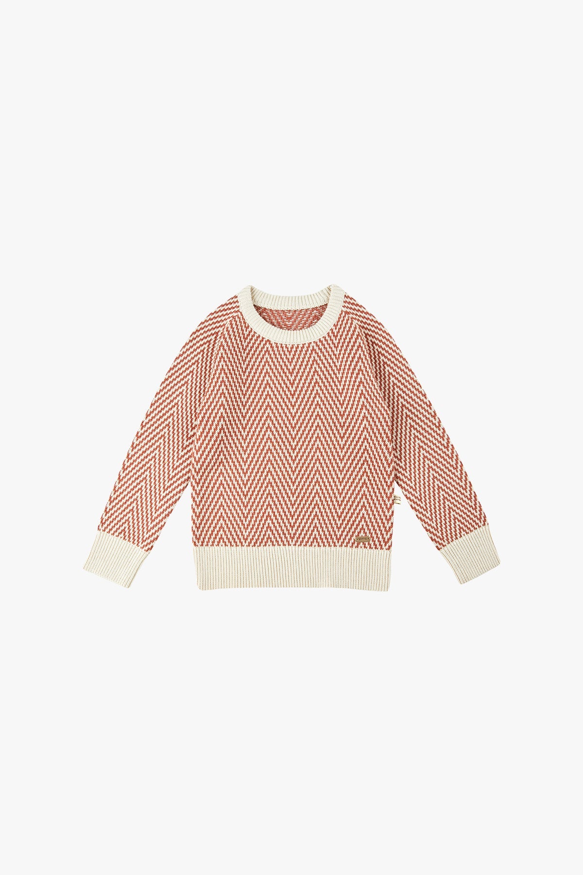 Vintage Ripple Sweater - Red Ripple