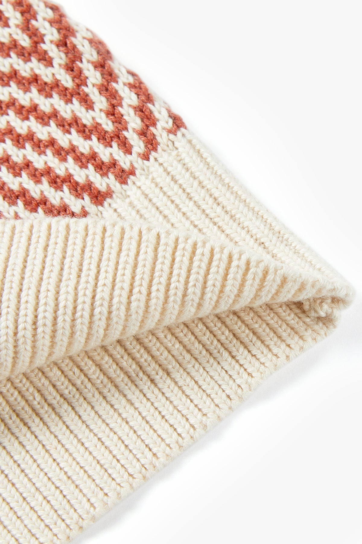 Vintage Ripple Sweater - Red Ripple