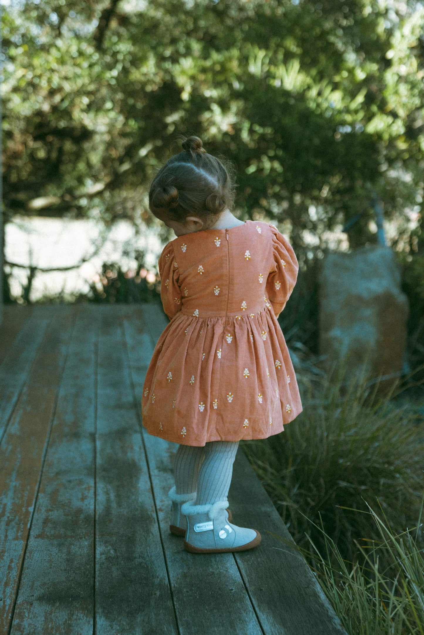 Warm Rose Embroidered Bubble Skirt - Warm Rose Pink